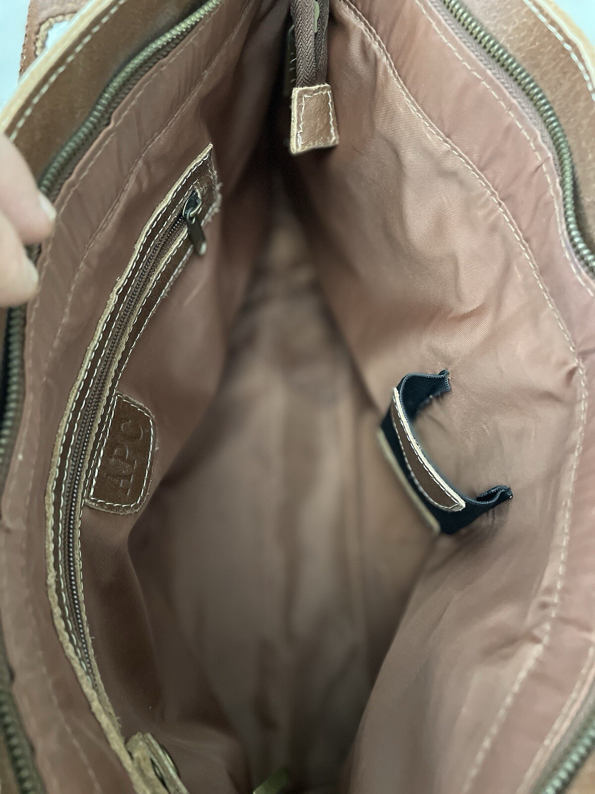 APC Leather Tote Bag Shoulder Bag Brown A.P.C Paris