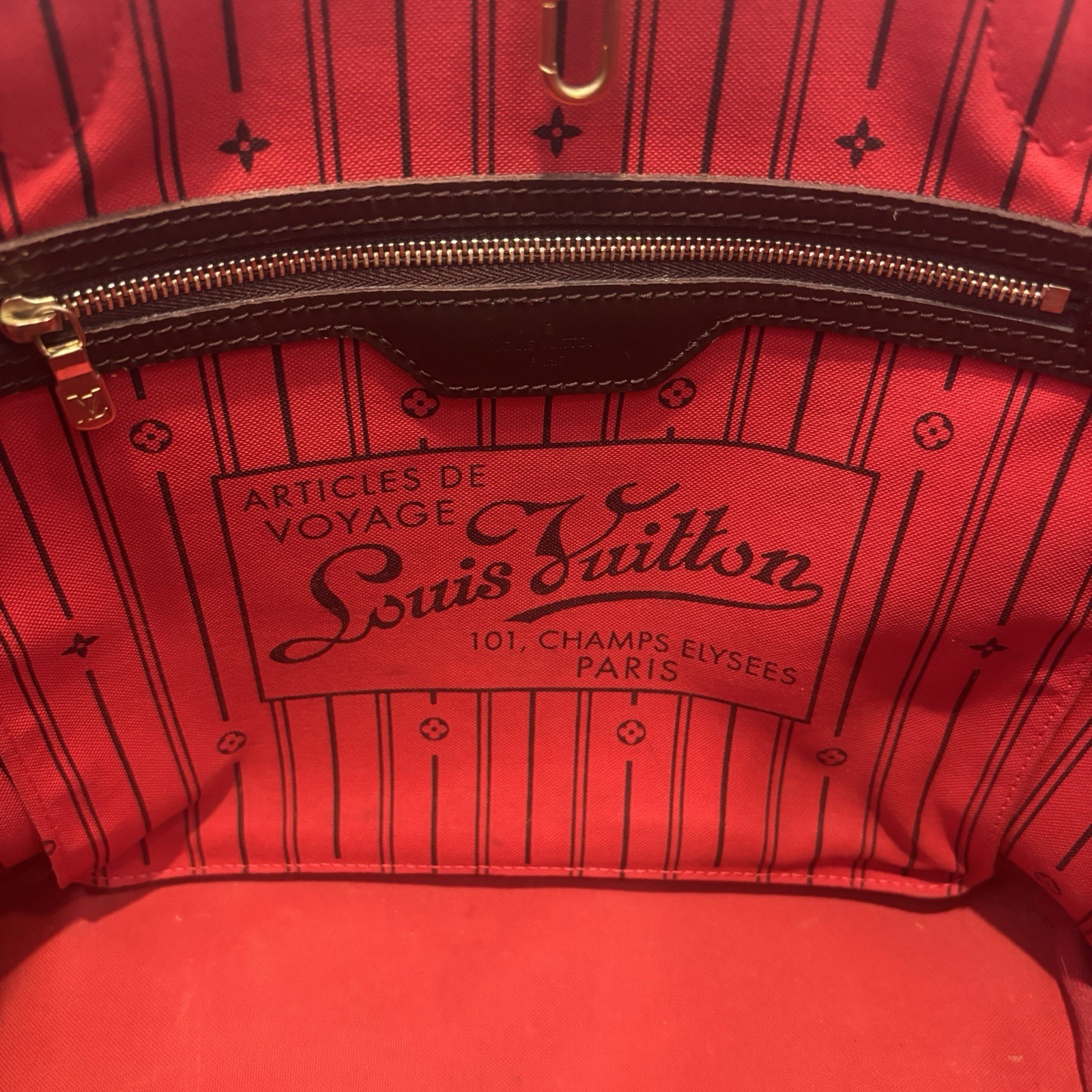 LOUIS VUITTON Neverfull MM Damier Shoulder tote bag N51105 LV P5060GR805