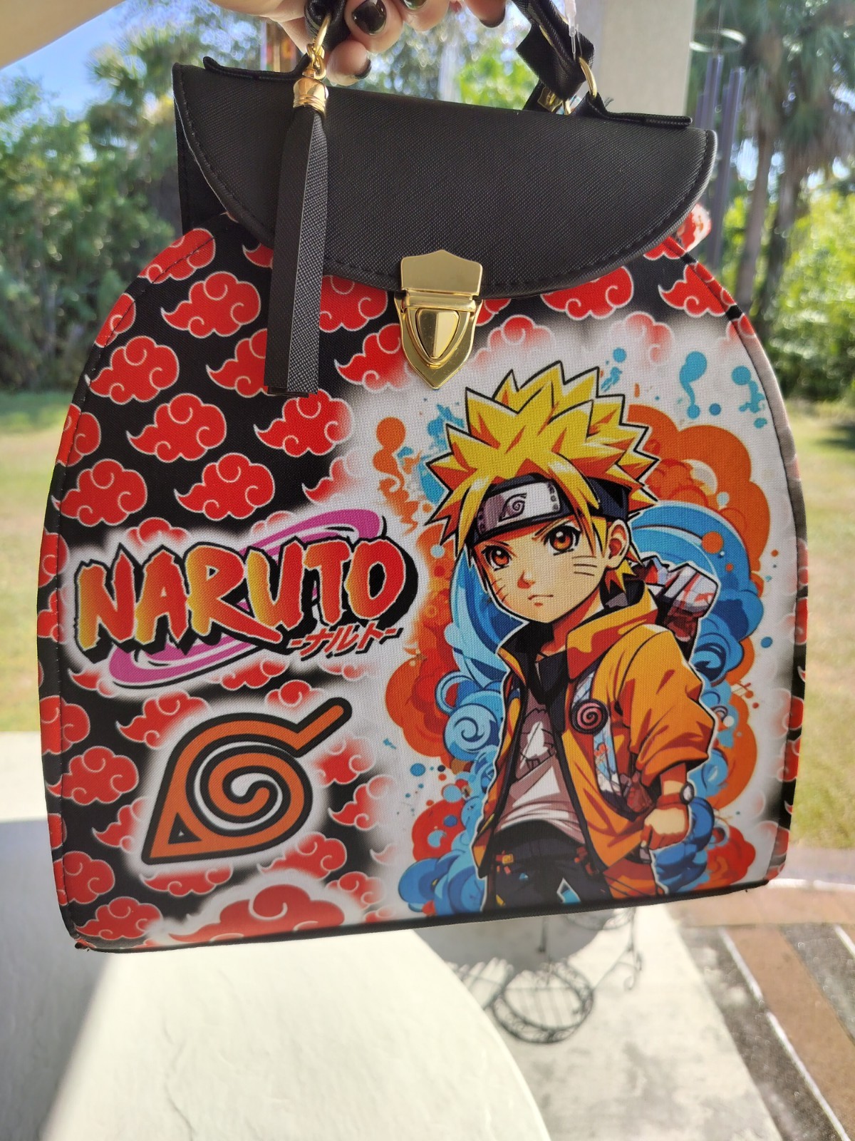 Naruto Pursebag/Backpack,Wallet And Coins Purse Set