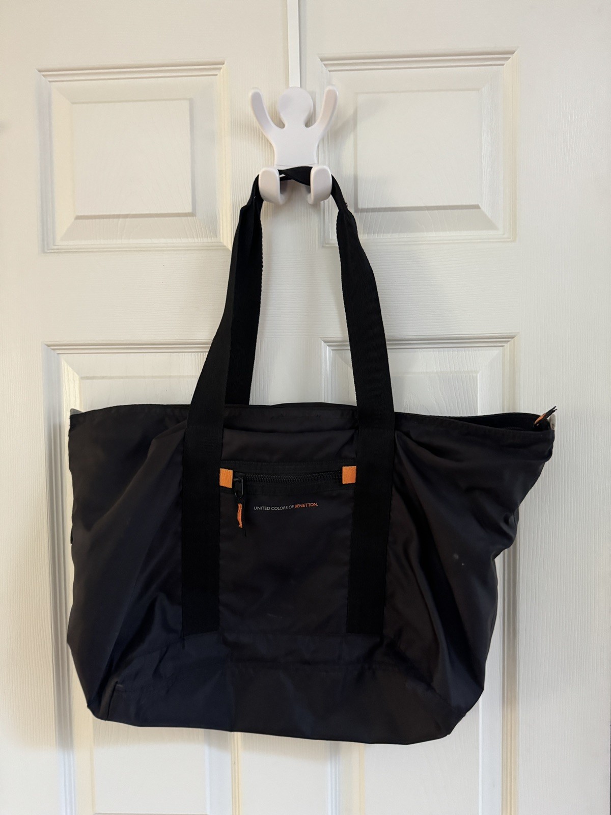 United Colors Of Benetton Black Tote Bag