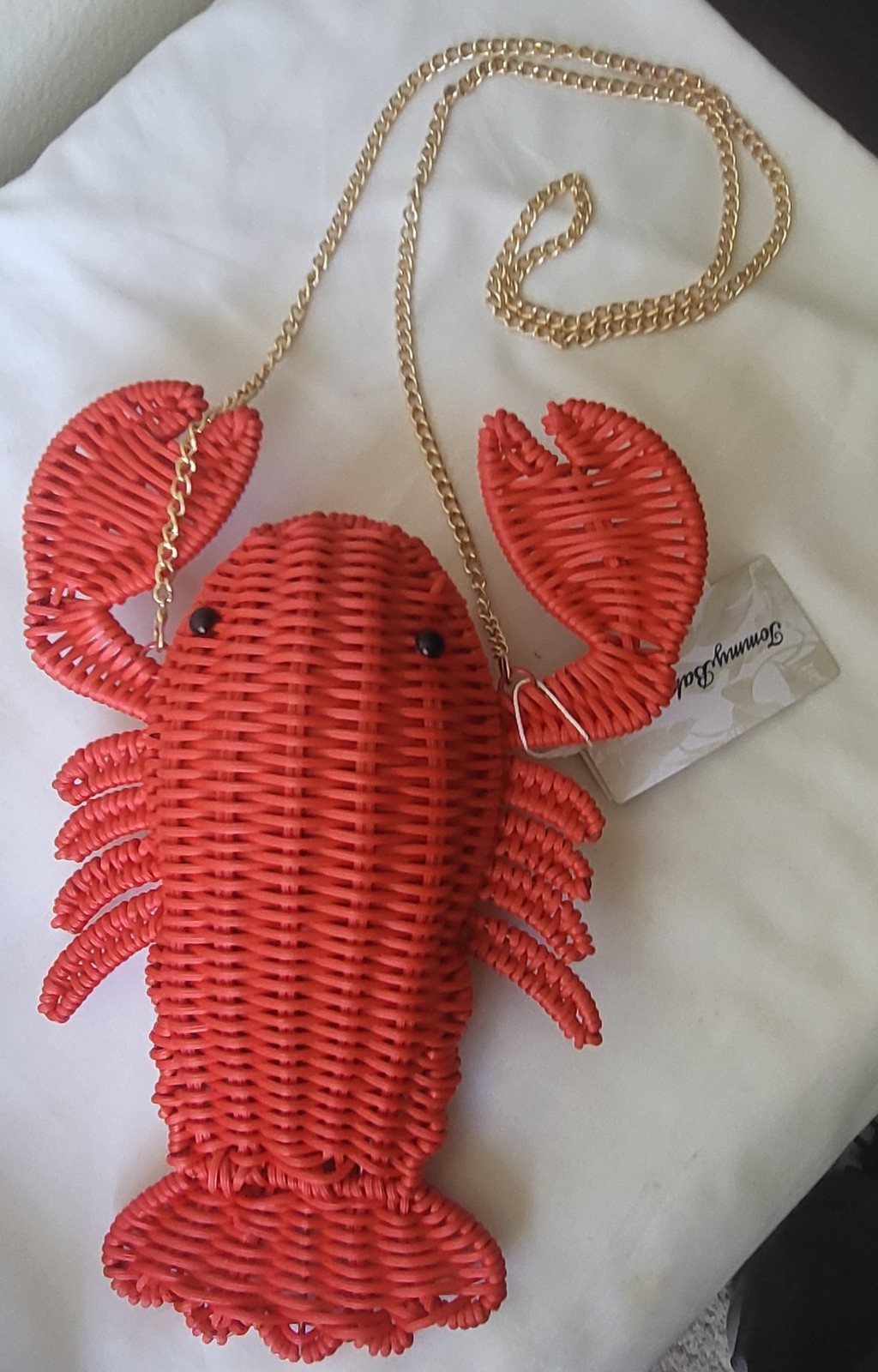 TIKTOK VIRAL Tommy Bahama | Wicker Woven Red Lobster Shoulder Bag Purse clutch