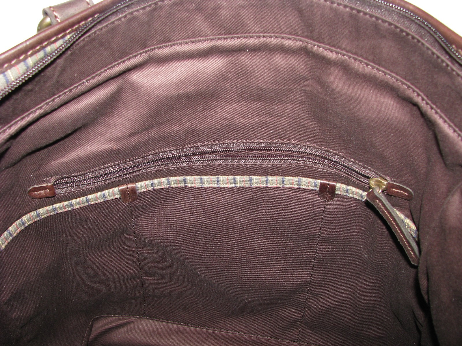 NEW FOSSIL GREEN PLAID CANVAS ESTATE CVS BRIEFCASE,CROSS BODY,HAND+UTILITY BAG