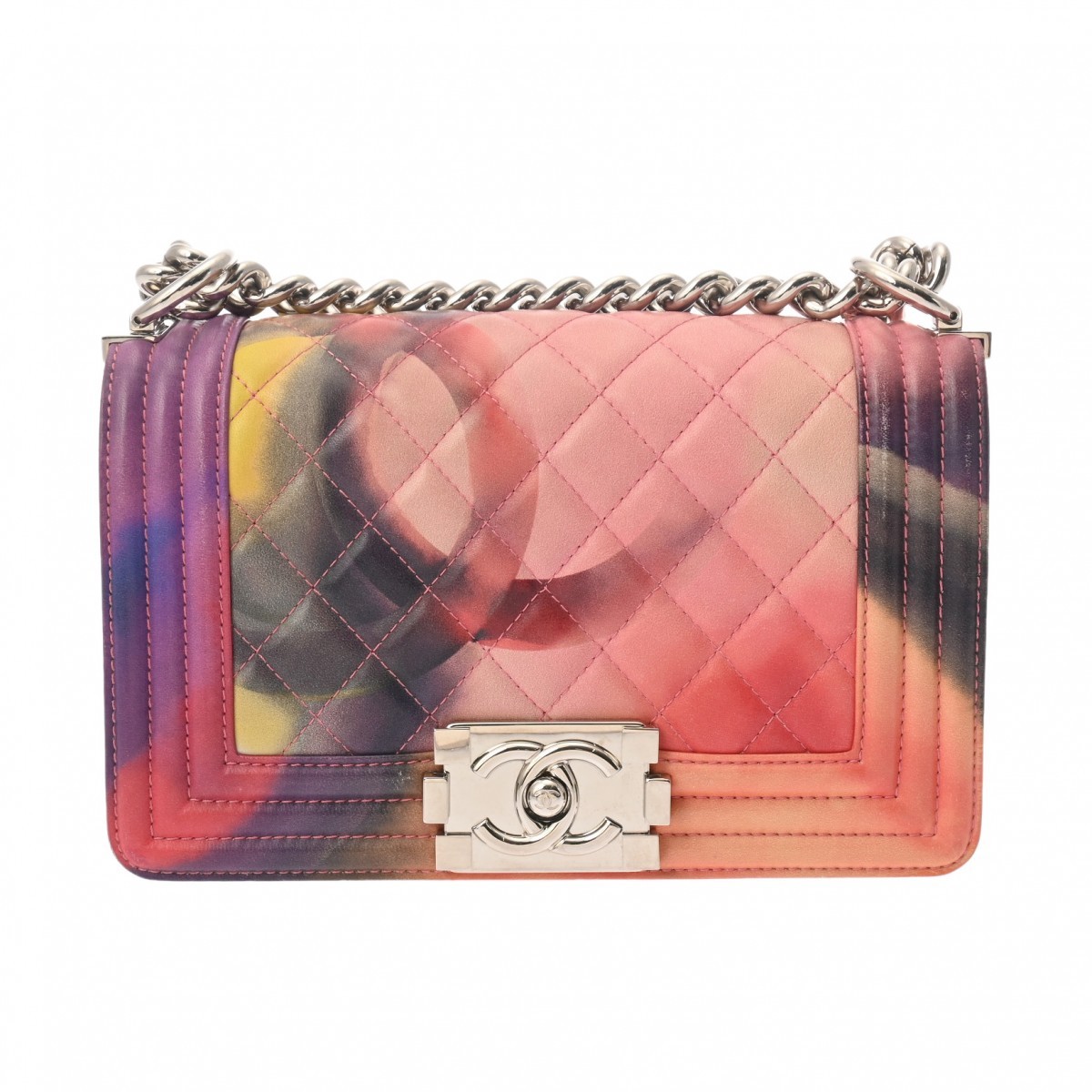 CHANEL ChainShoulder 7.9″ A67085 Boy chanel Rainbow Women Shoulder Bag