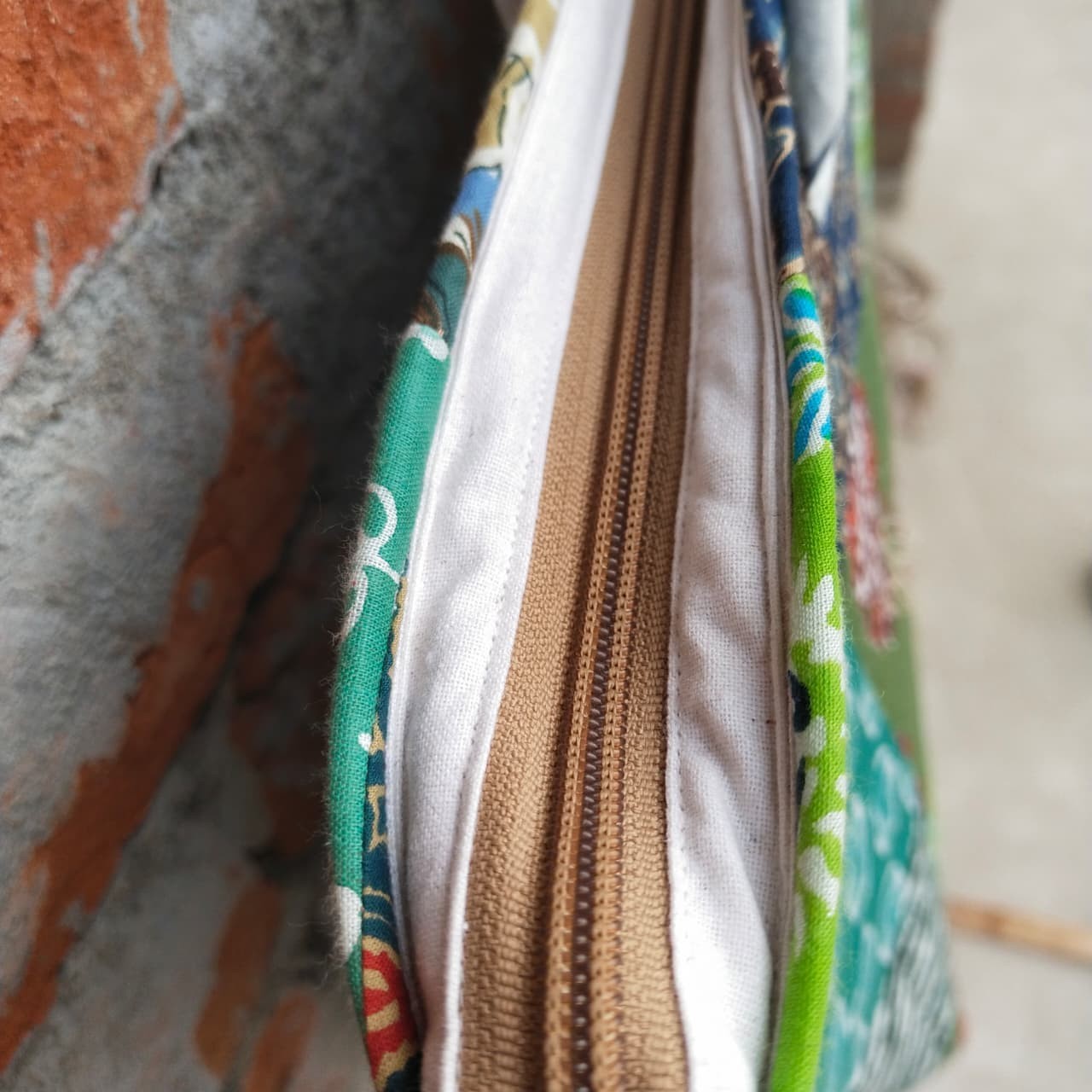 Handblock Print Purse, Artisan Crafted Indian Handblock Handbag,Sustainable Sum