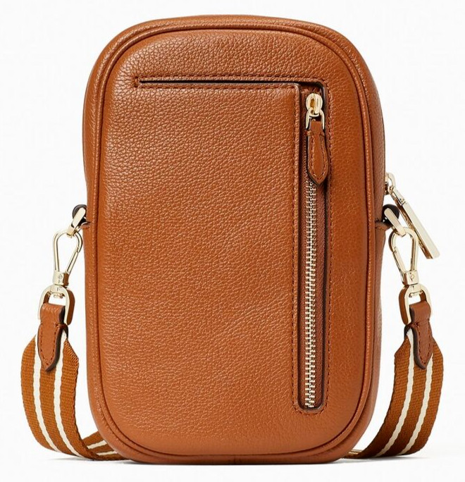 Kate Spade Rosie North South Crossbody Brown Leather K4854 NWT $279 Retail