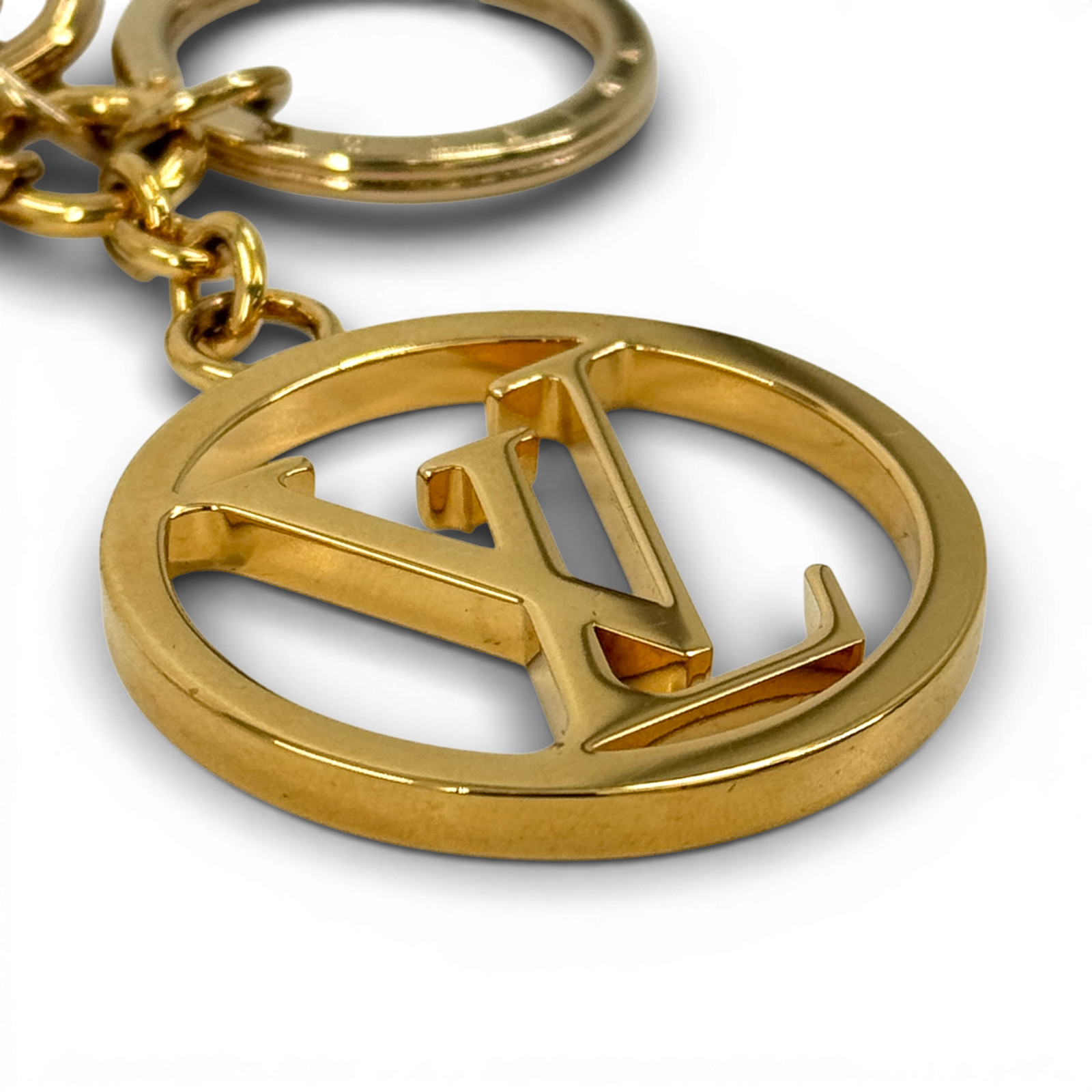 LOUIS VUITTON Porte Cle Logo Circle Bag Charm M68000