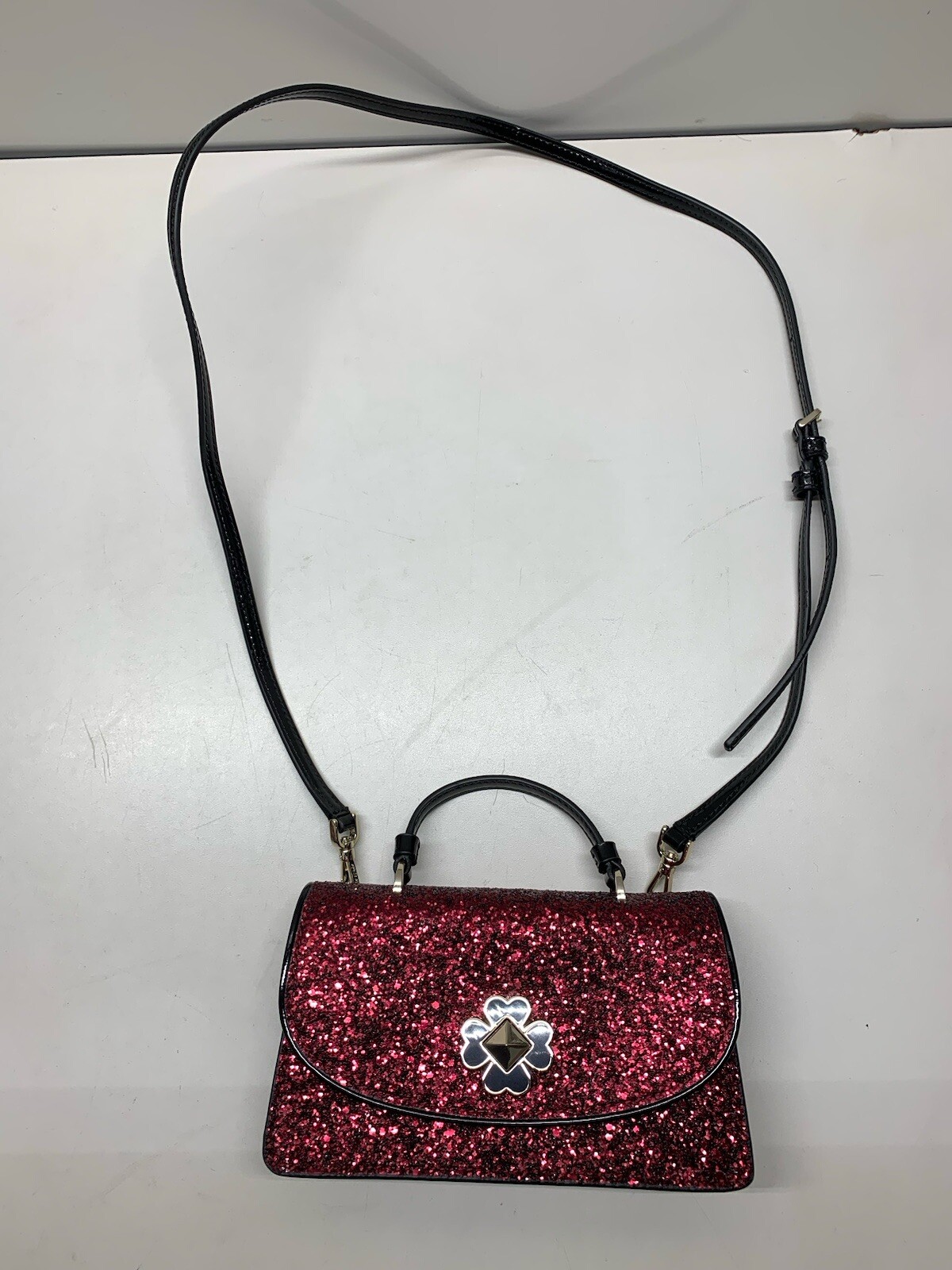 Kate Spade Odette Glitter Mini Top Handle Crossbody Bag