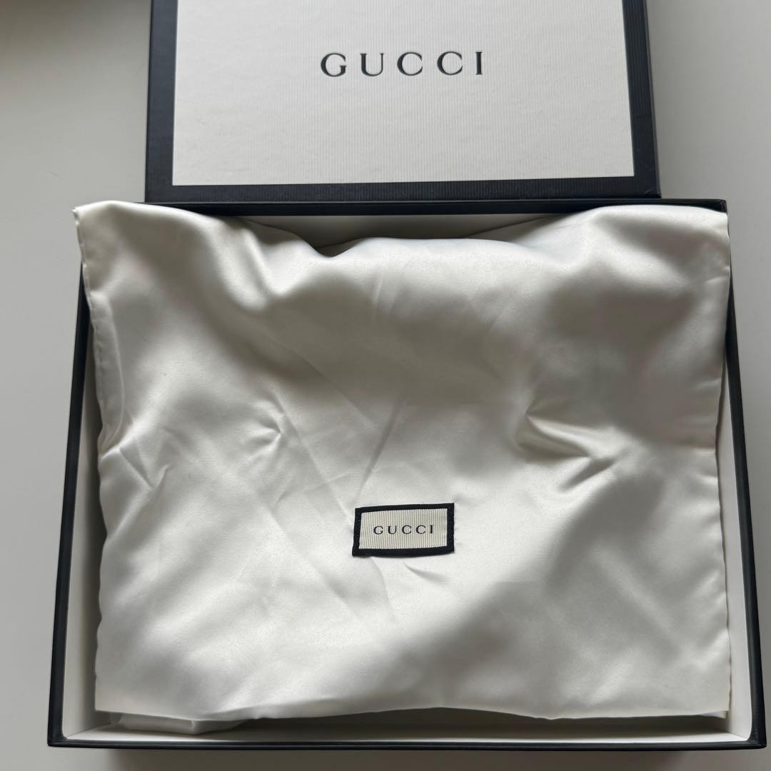 GUCCI Shoulder Bag Black Leather 6.9×4.7×2.2in Adjustable Strap