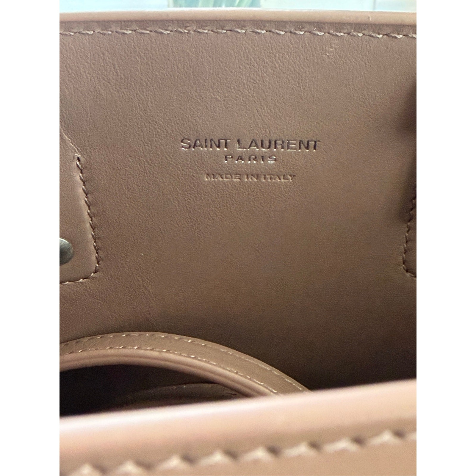 Saint Laurent Sac De Jour Nano Dark Old Rose Leather Bag NWT YSL SDJ