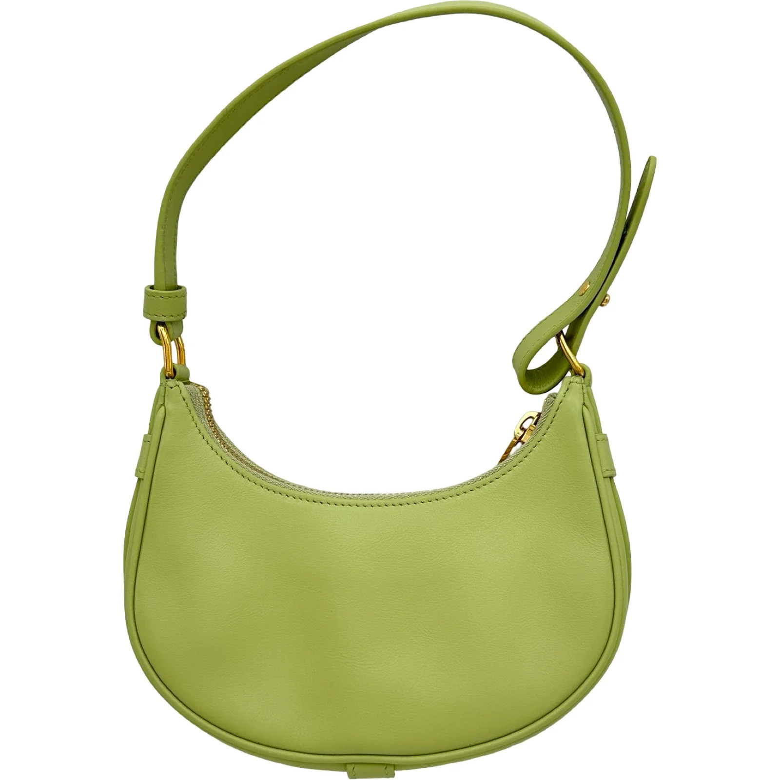 CELINE Mini Ava Shoulder Light Green Leather Shoulder Bag 193952 #OKB7143