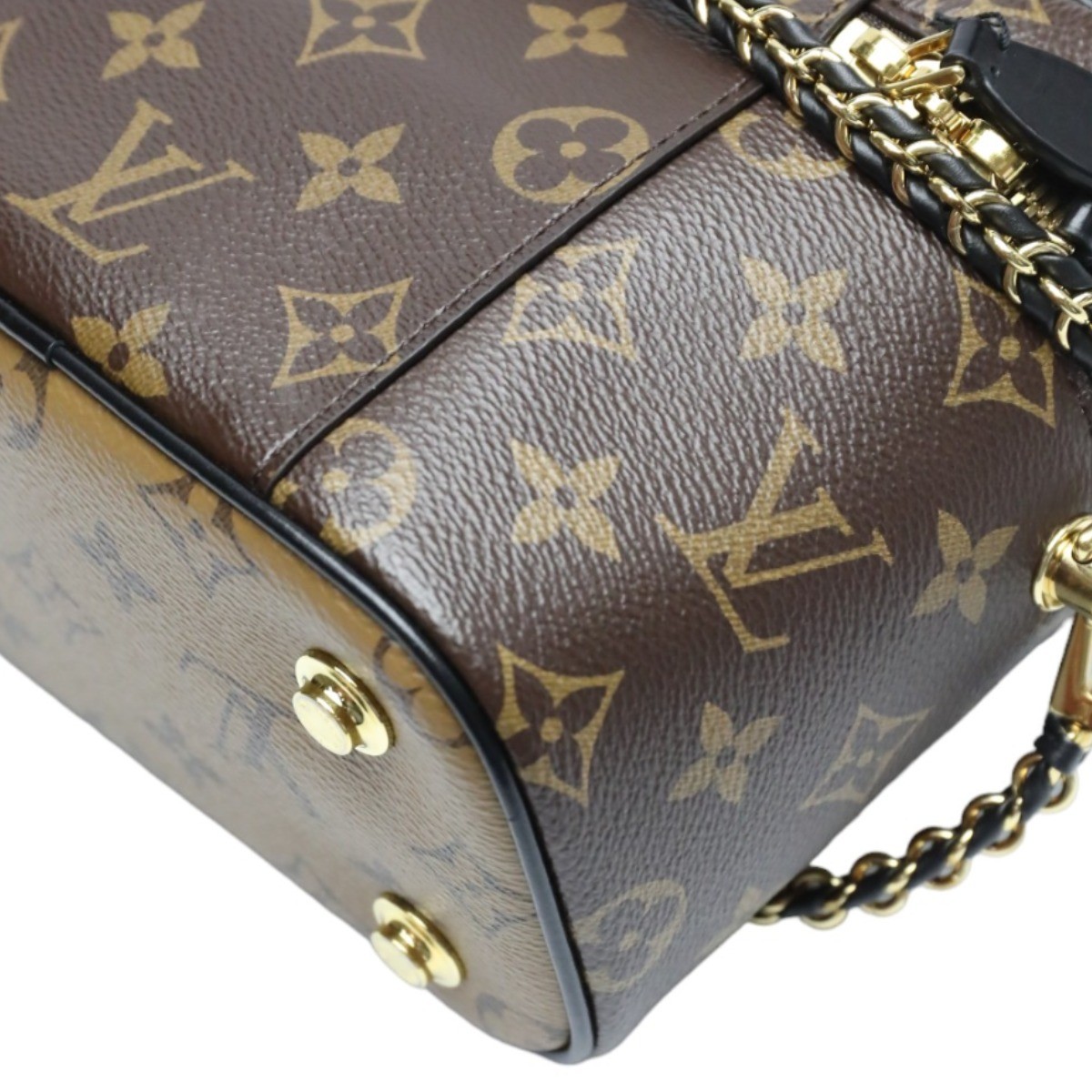 LOUIS VUITTON Monogram Vanity NV PM Shoulder Bag Monogram canvas Brown M45165