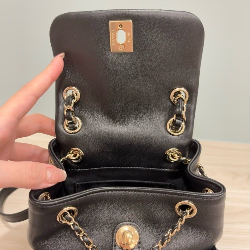 CHANEL Small Duma Gold Hardware Backpack Calfskin