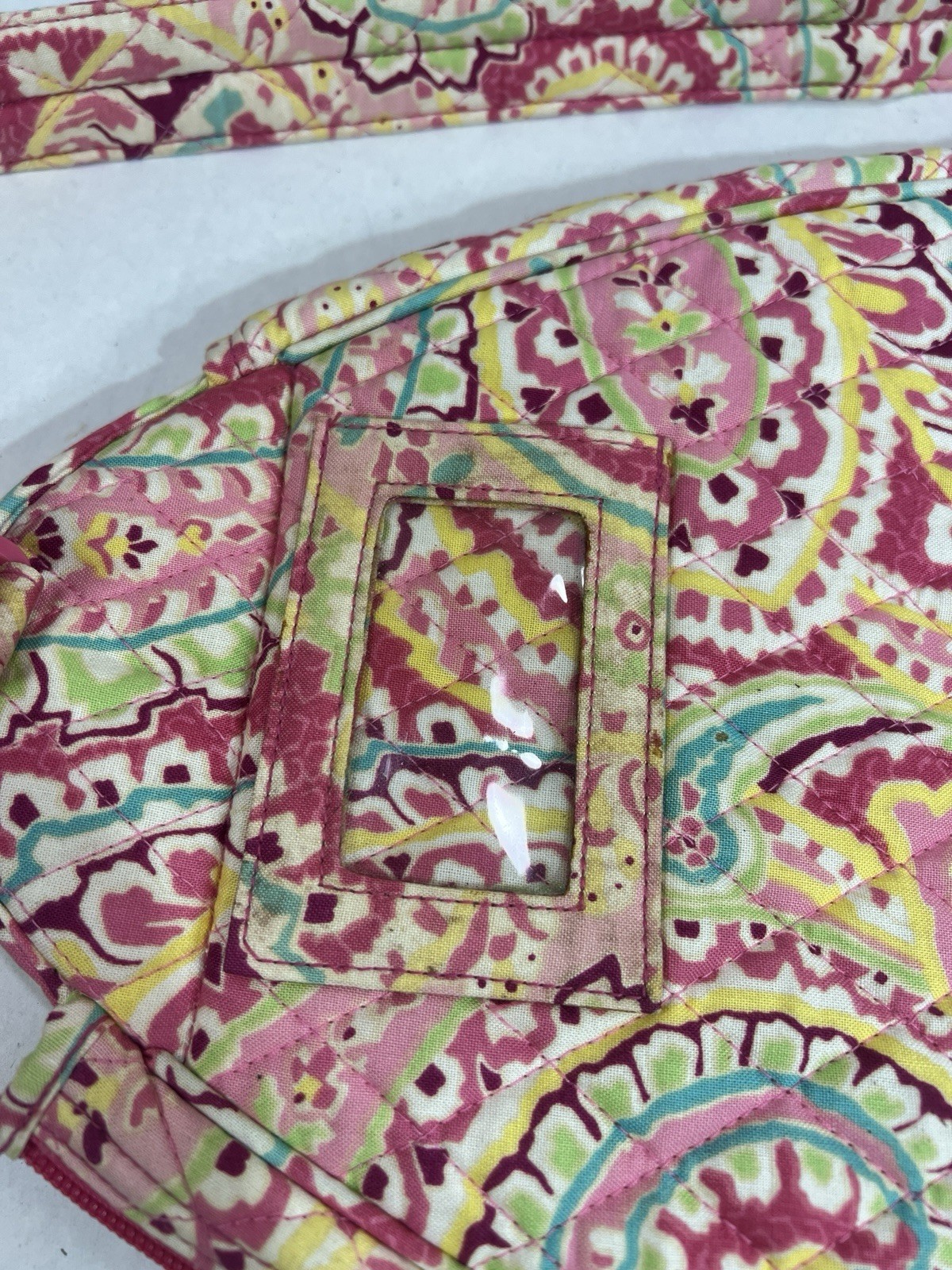 Vera Bradley Capri Melon Tennis Bag with Adjustable Strap