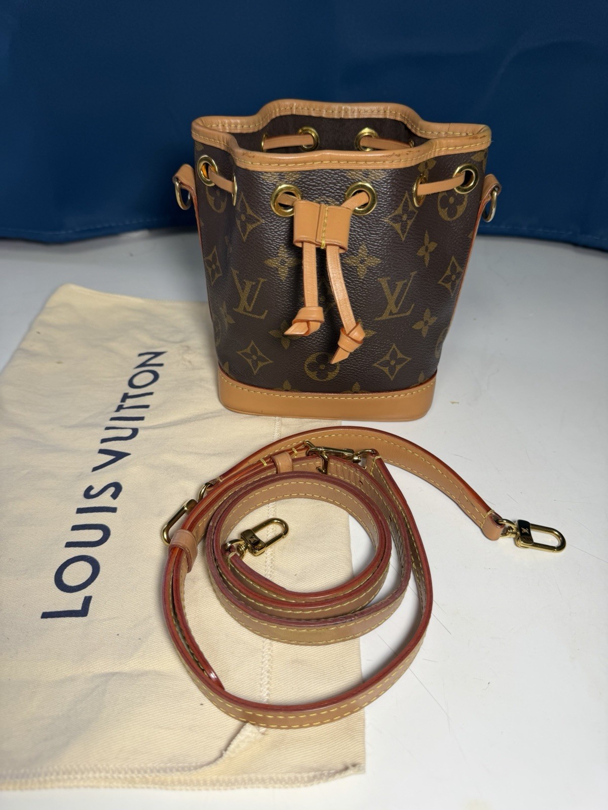 Louis Vuitton Monogram Nano Noé Top Handle Bag