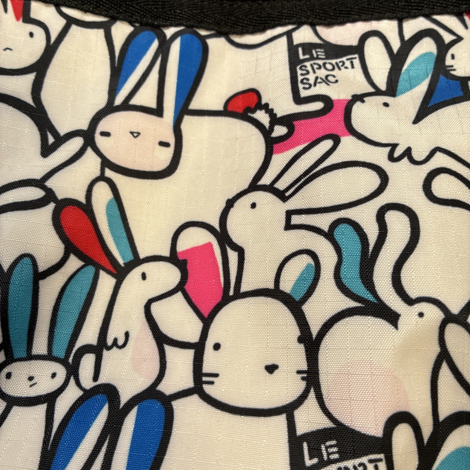 LeSportsac Playful Bunnies Bucket Bag, used