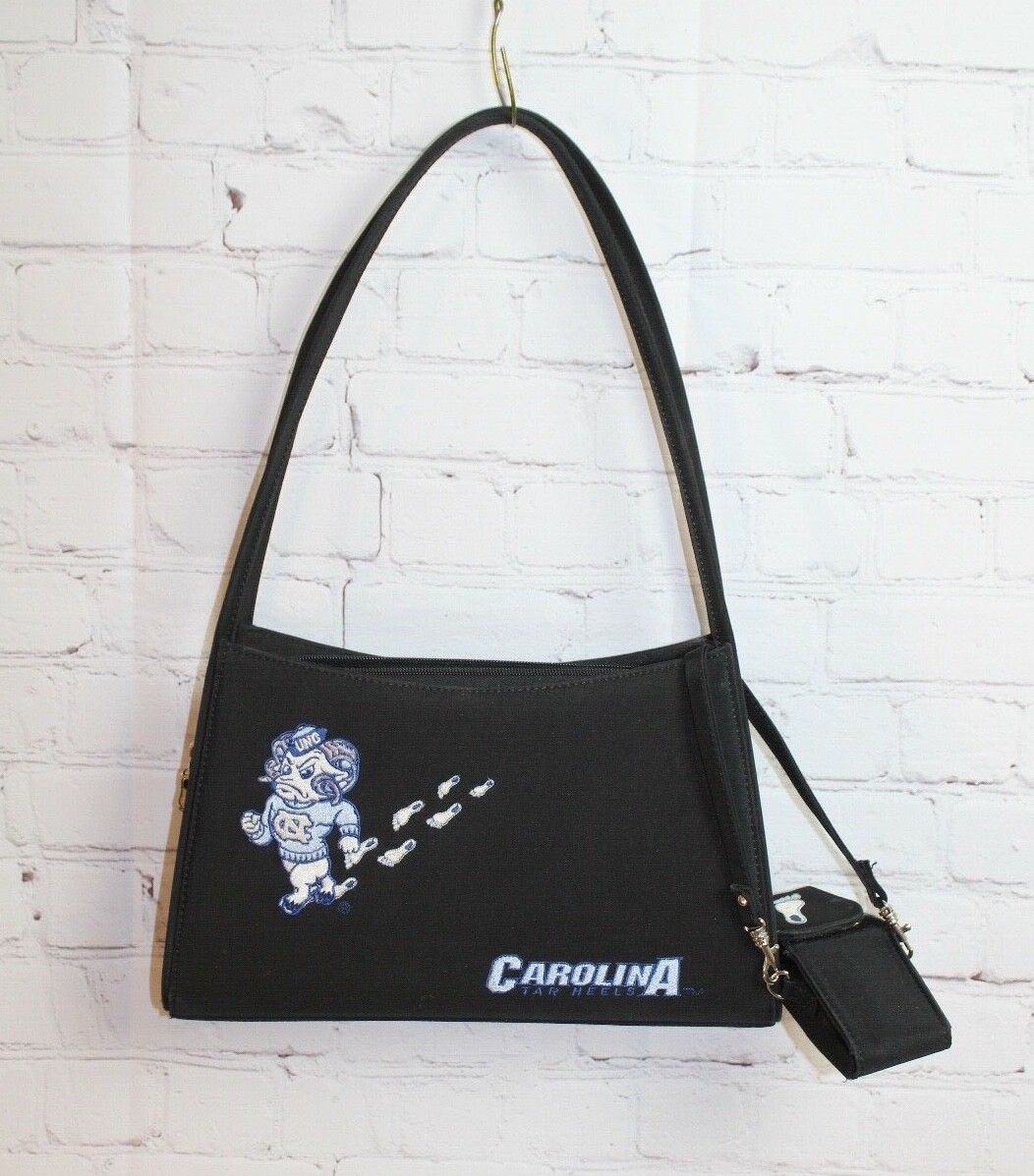 MD ~ Sandol Living Fashion Handbag Purse Bag Phone Case Black UNC Tarheels NC