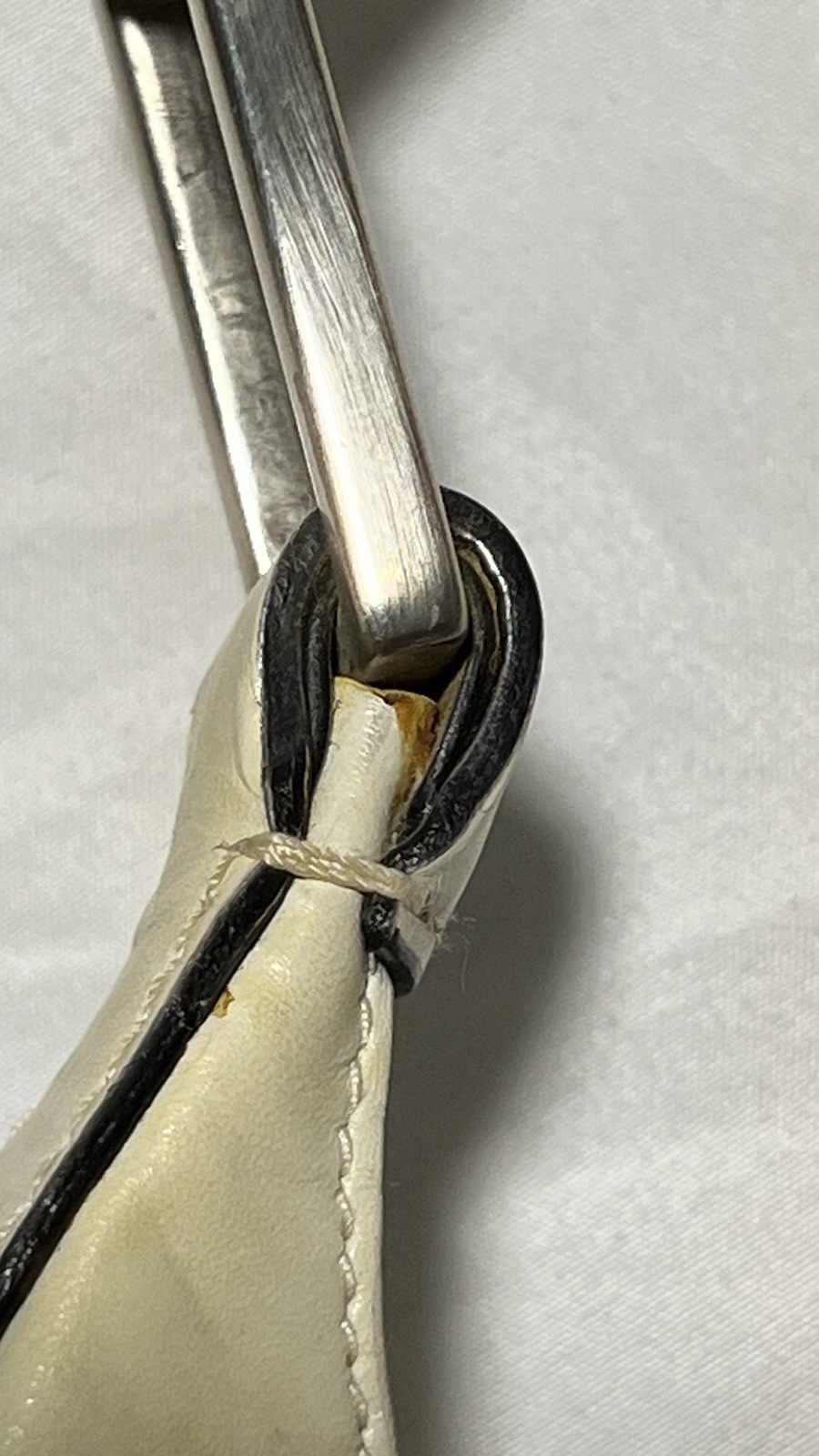 Prada Vintage Vitello Metallo Cleo Shoulder Bag