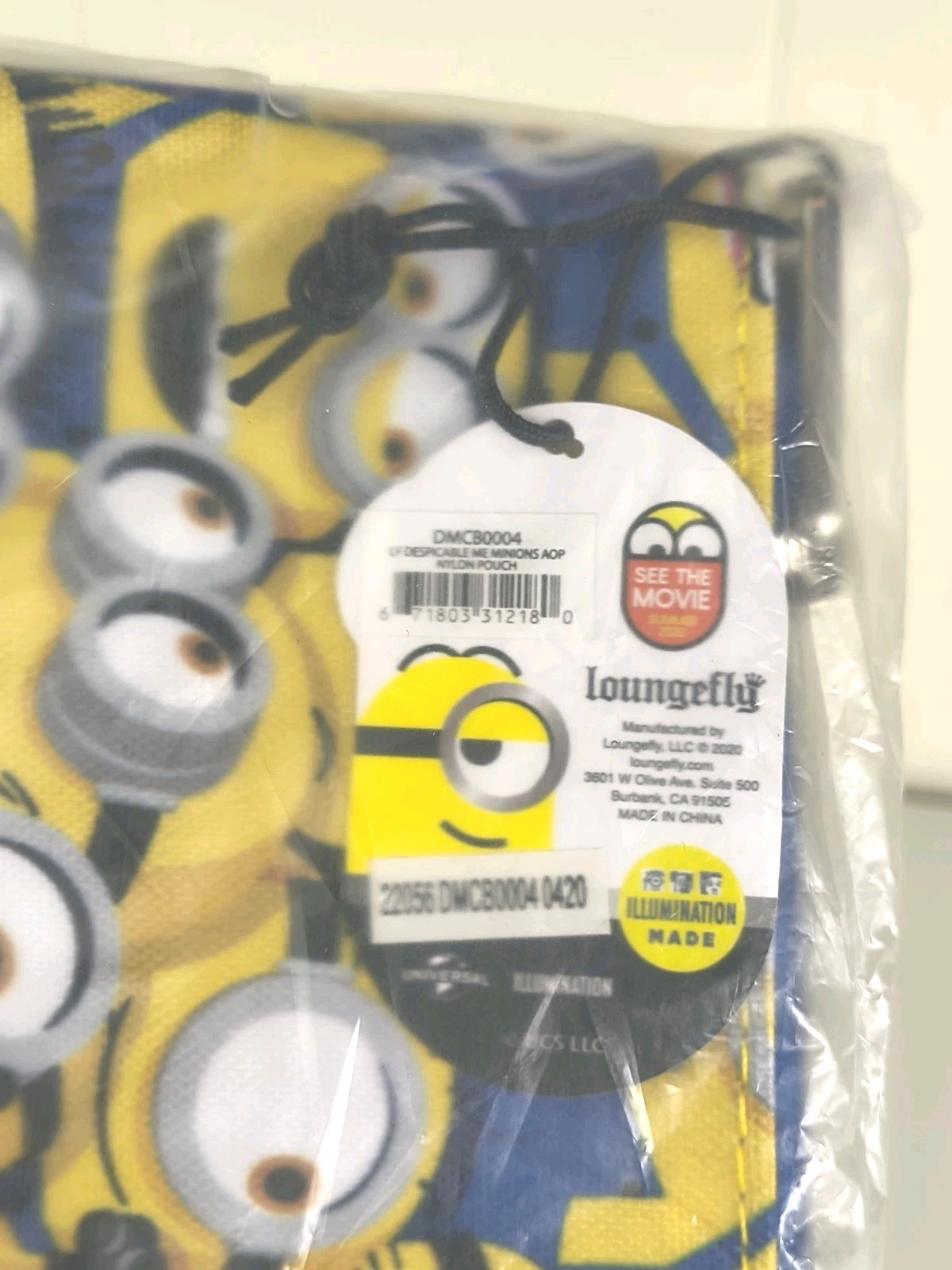 LoungeFly Minions Pencil Case Brand New Rare Small Clutch Bag