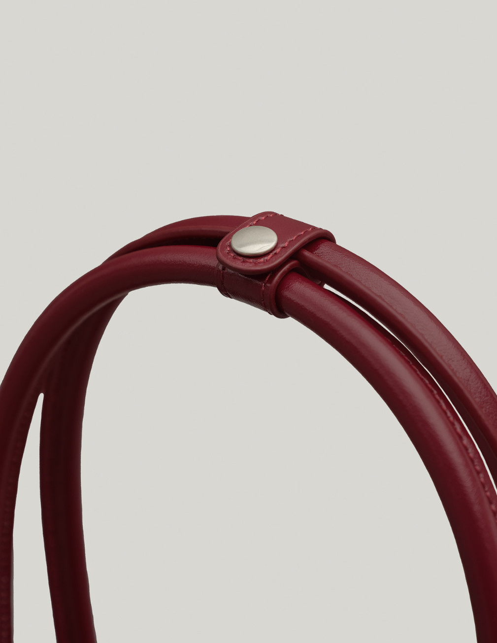 Atelier de LUMEN Monique Shoulder Bag Carmine Red Cow Leather