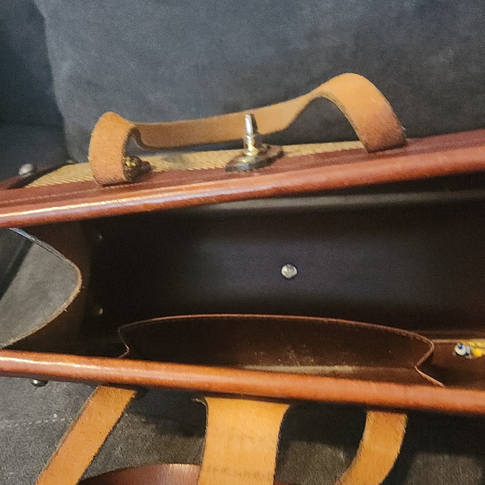 Vintag John Romain Satchel with Original Box and plastic packing bag