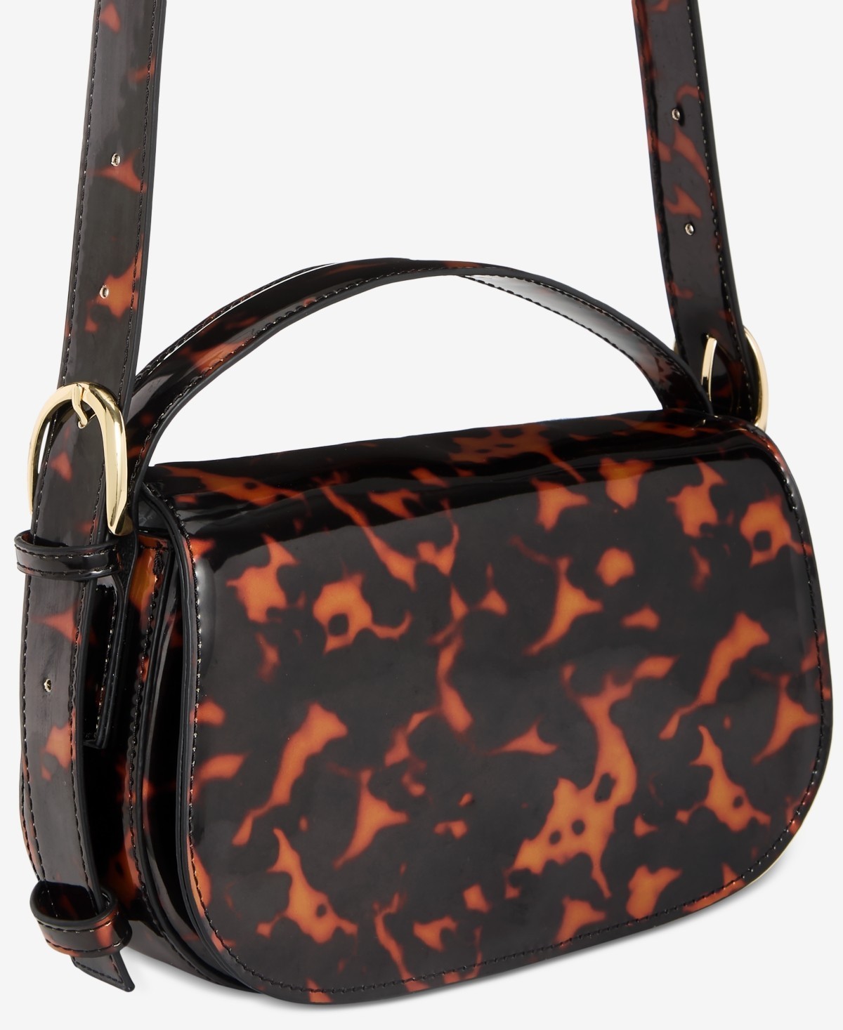 $80. On 34th Jaqqy Small Crossbody Bag Tortoise Shell