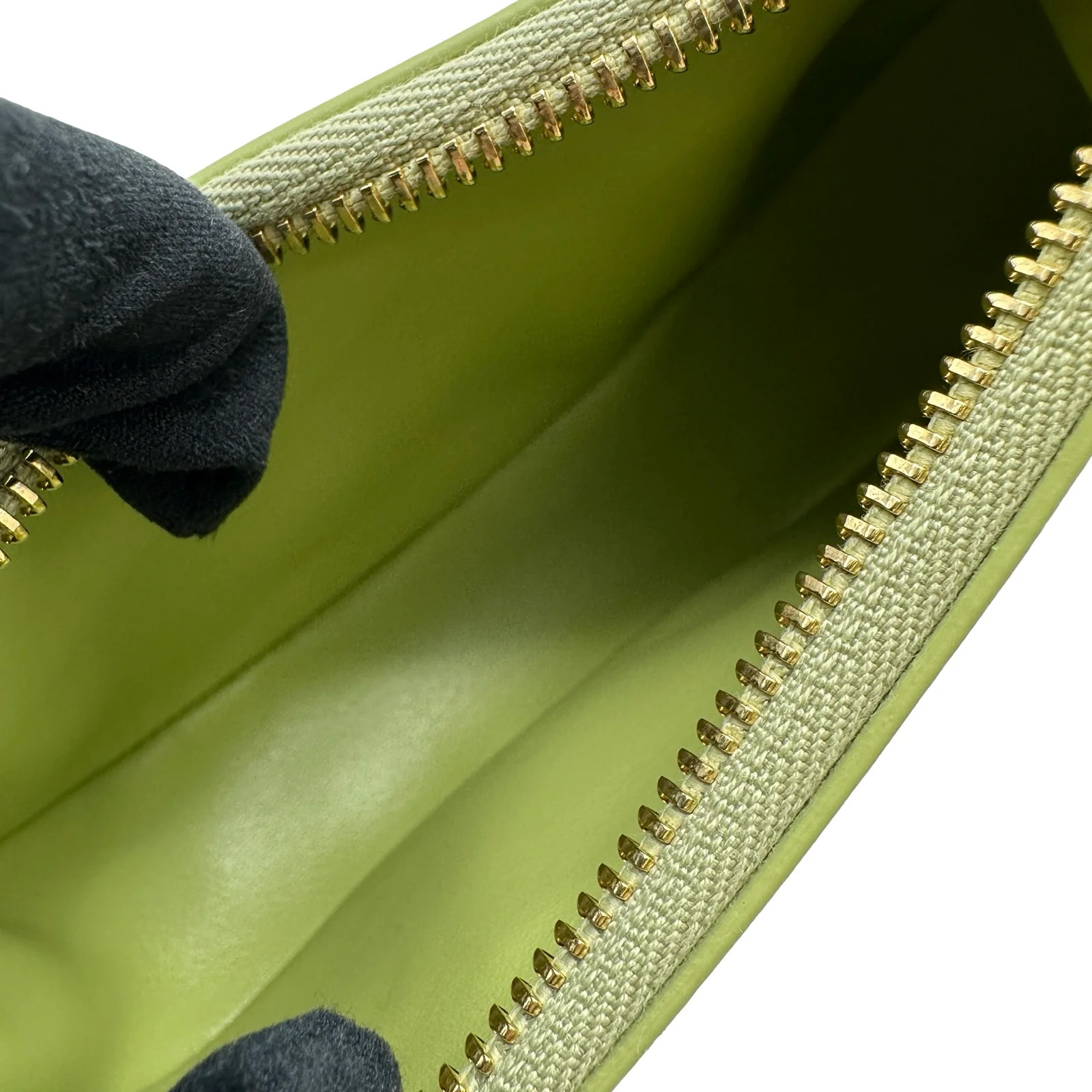 CELINE Mini Ava Shoulder Light Green Leather Shoulder Bag 193952 #OKB7143