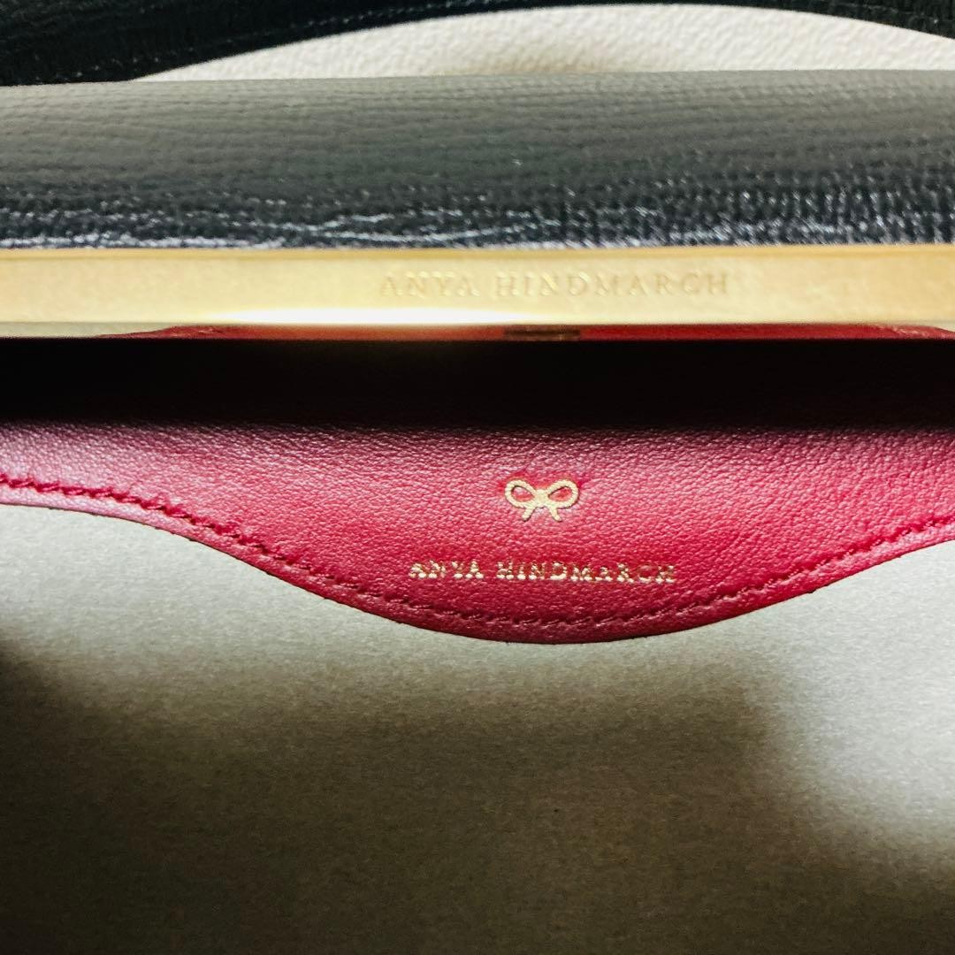 Anya Hindmarch Small Postbox, 9.25 in height, 8.66 in width, 2.76 in depth used