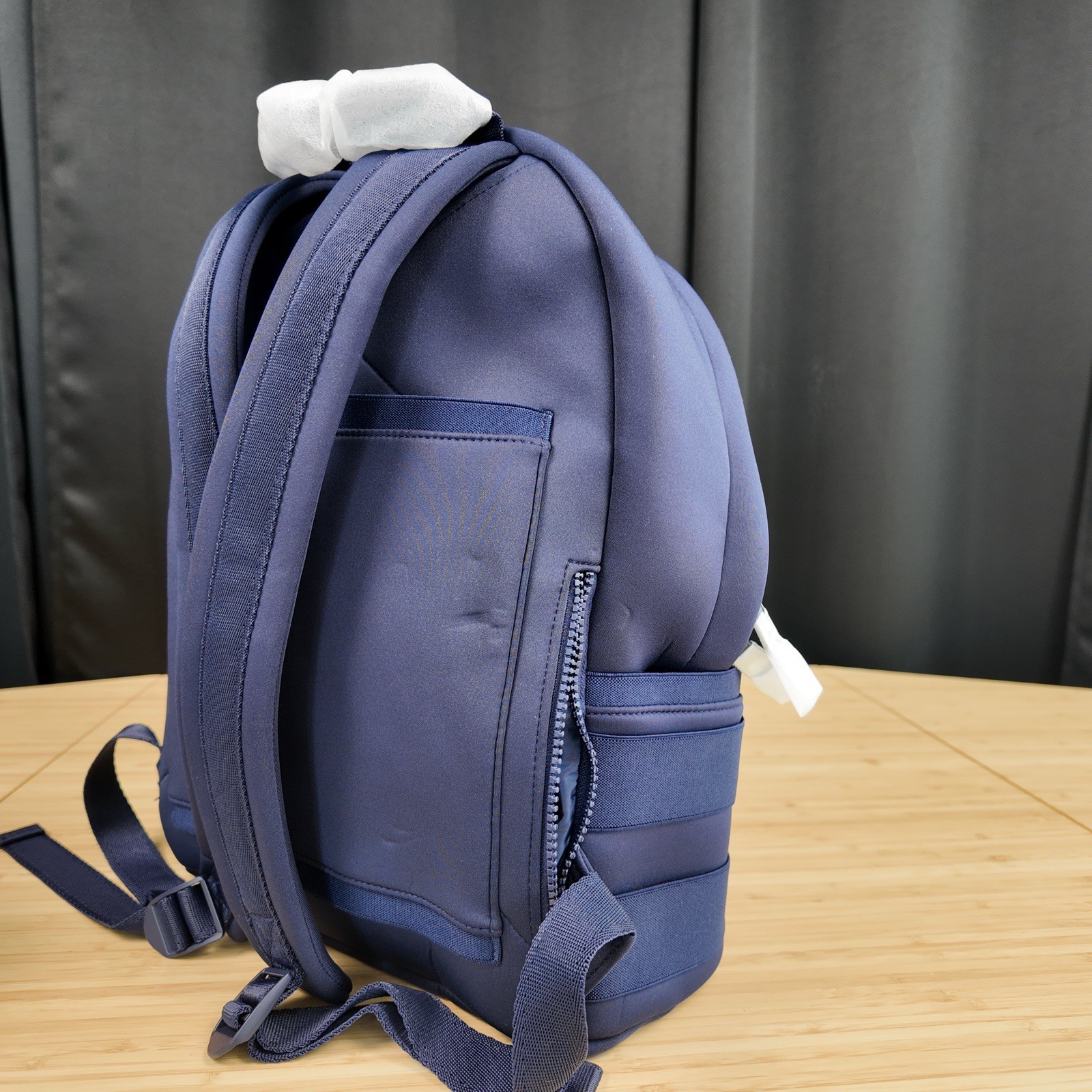 Dagne Dover Dakota Neoprene Backpack Medium Navy Blue Travel Laptop Bag