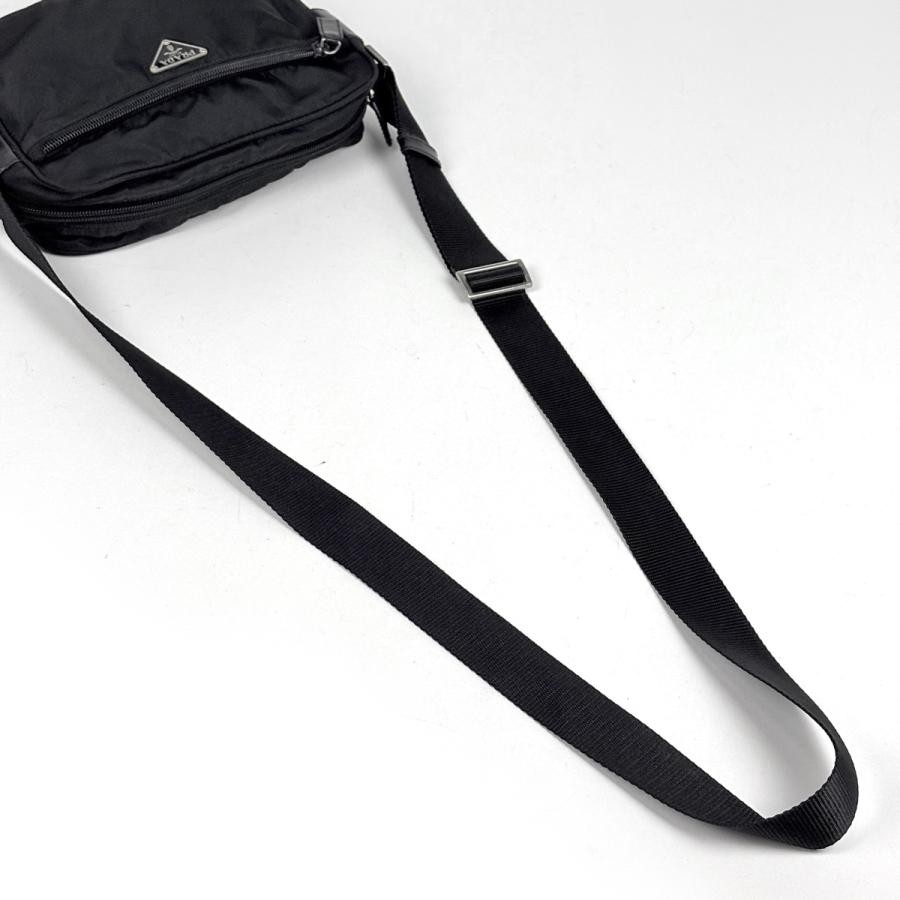 Prada Nylon Black Handbag BT0167 #BS4709