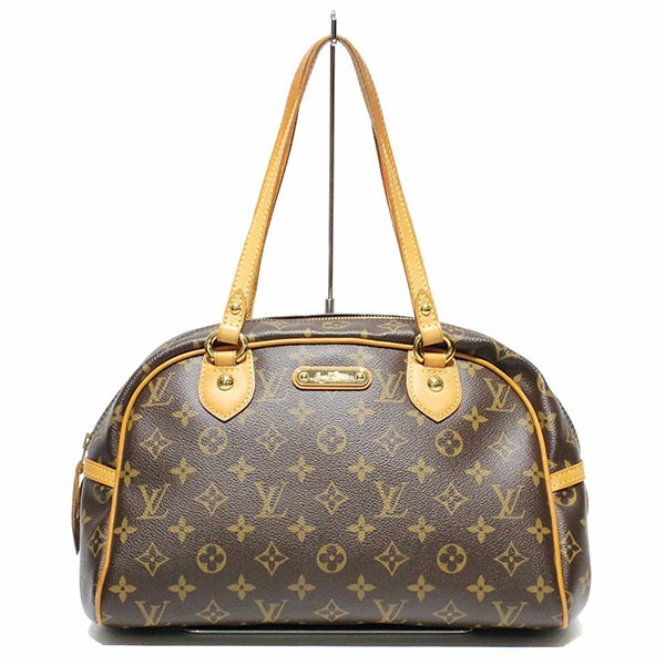 Louis Vuitton Monogram Montorgueil PM Shoulder Bag M95565 Brown Leather