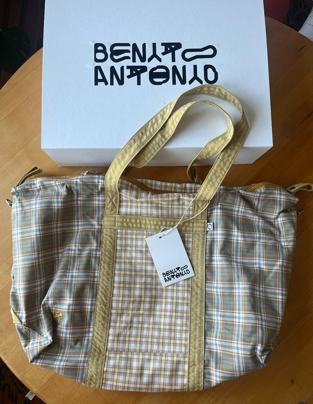 Benito Antonio BAD BUNNY x ZARA woven shopper bag *new WITH TAGS* bag PLUS BOX
