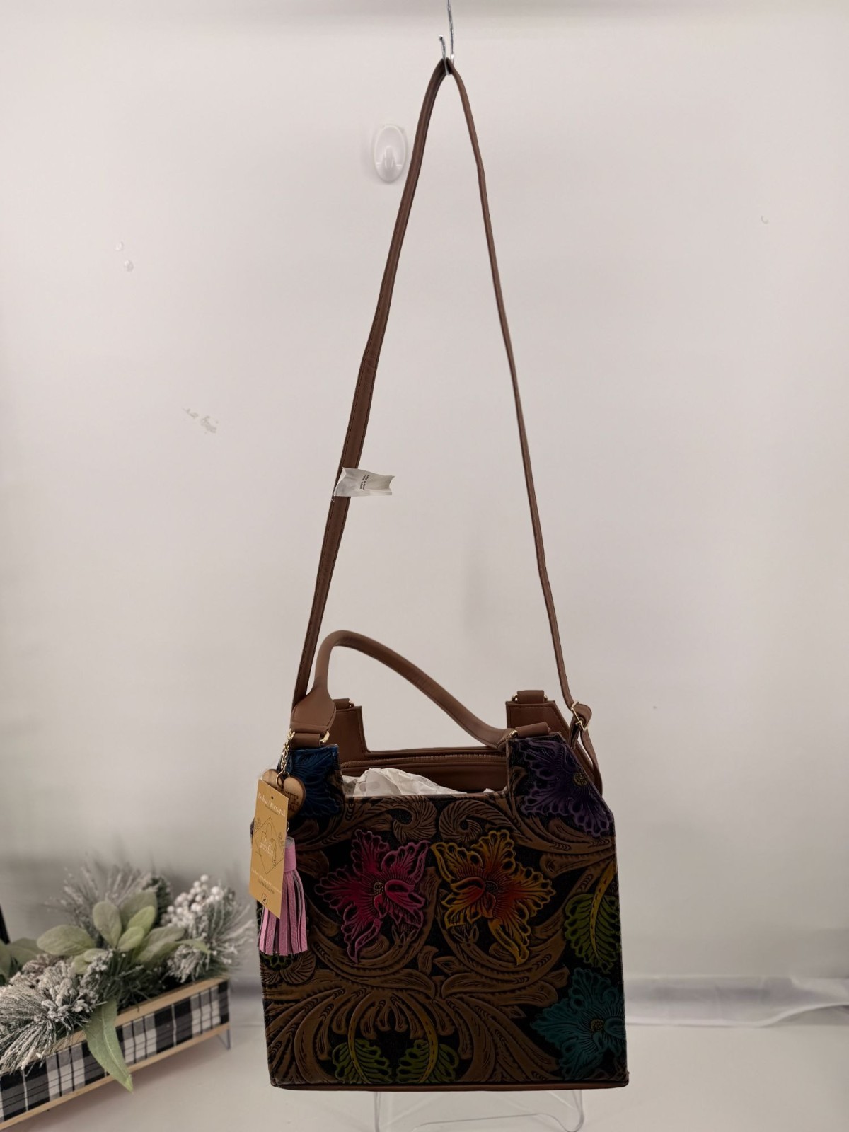 ARTESANAL FLORAL TOTE
