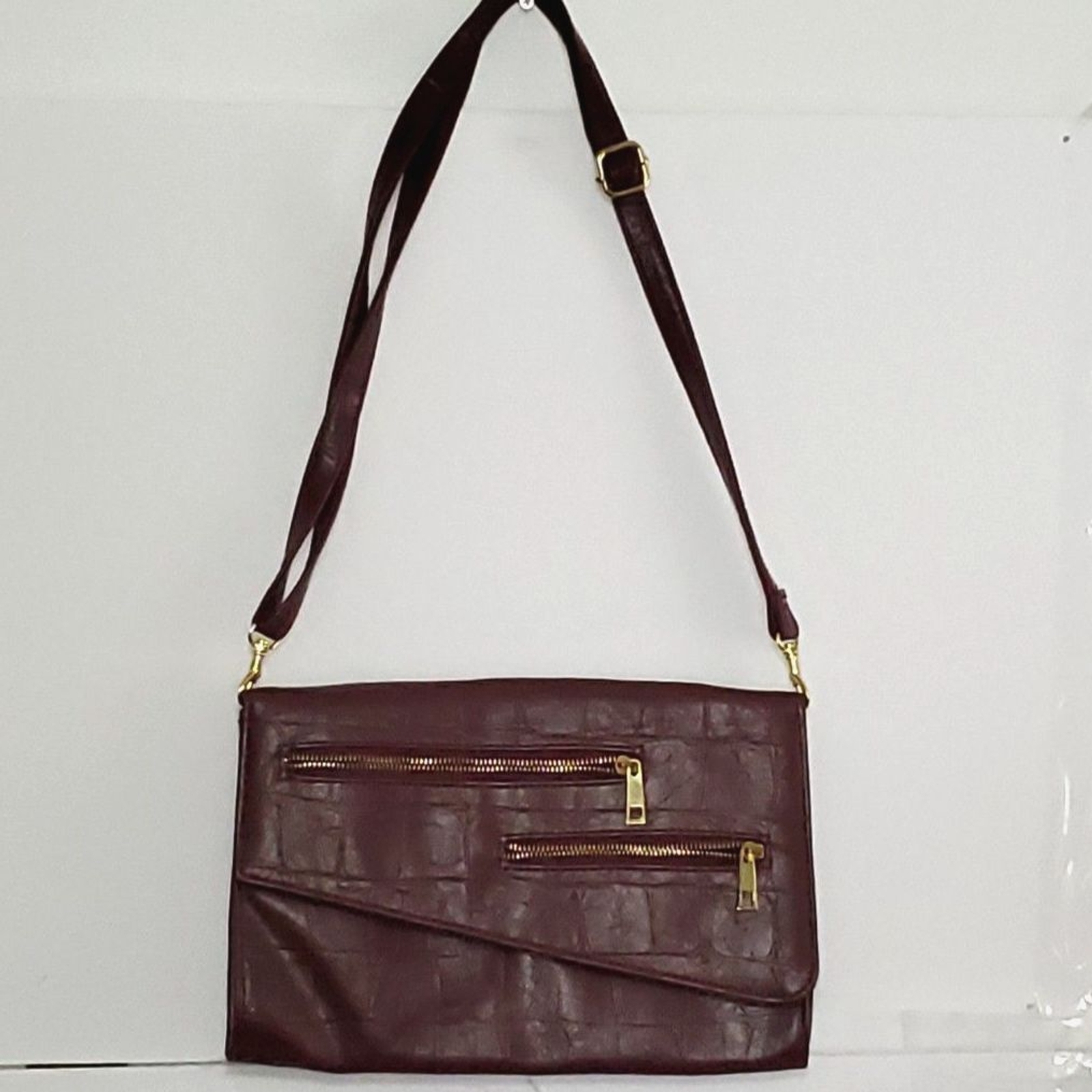 A Mark Women’s Crossbody Bag Faux Leather Textured Stylish Purse Career