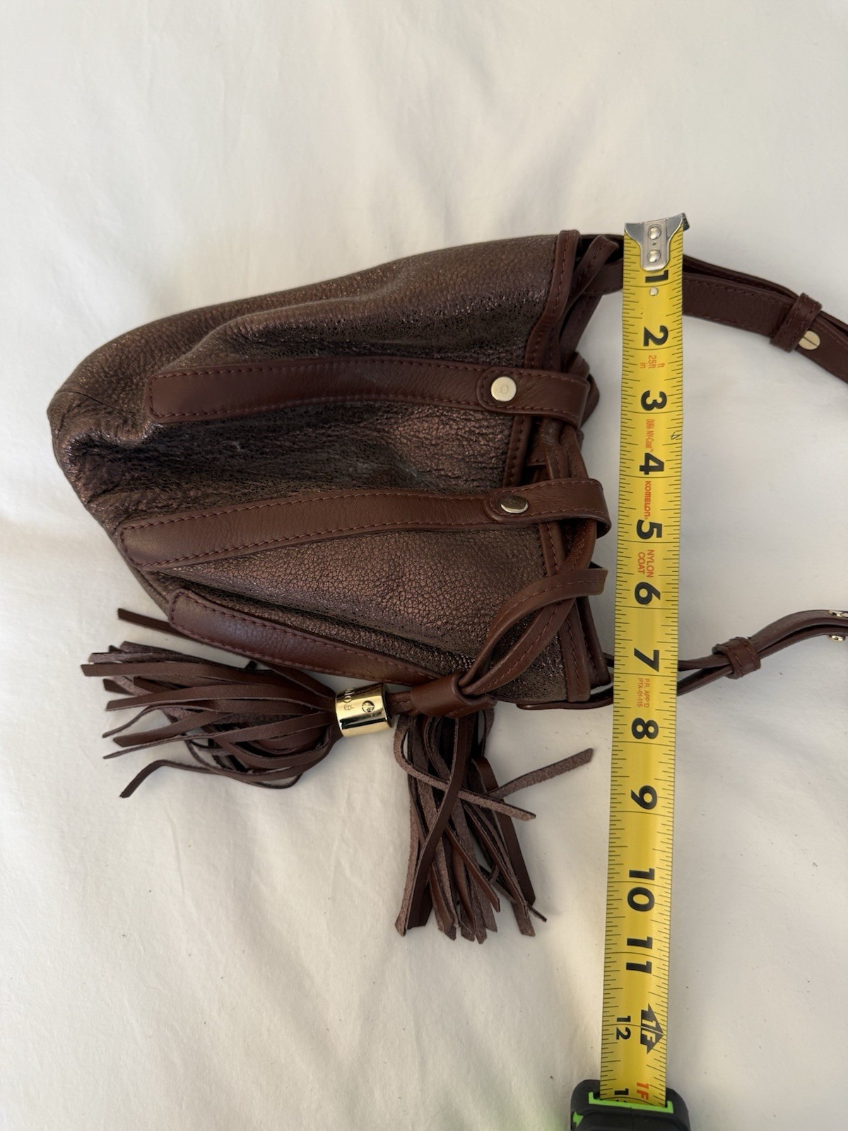 Auth See By Chloe Small Vicki Bucket Bag – Metallic Magenta