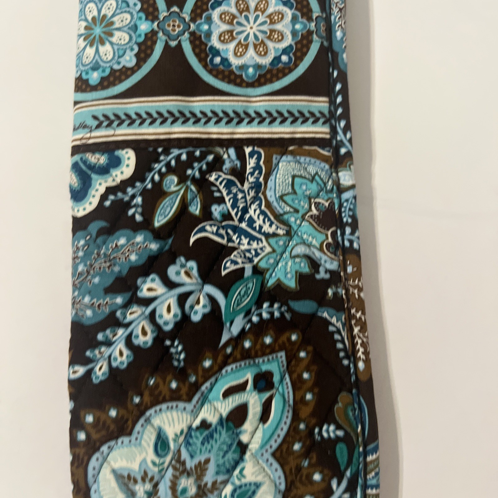 Vera Bradley Curling Iron/Hot Tool Bag “Java blue”