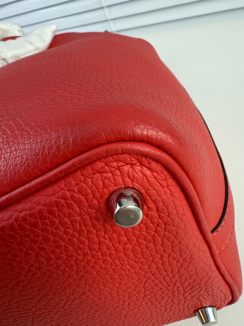HERMÈS Picotin Lock 18 Red Togo Calfskin Gold Plated Hardware Top Handle Bag
