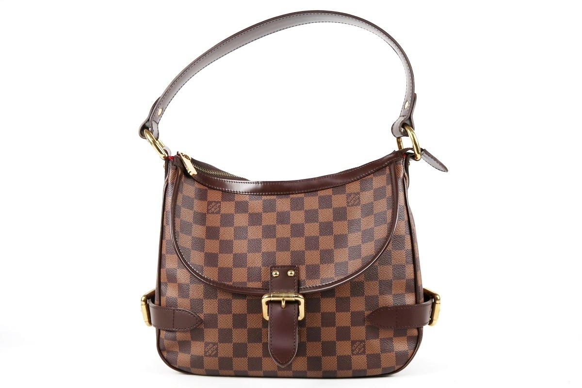 Excellent LOUIS VUITTON Highbury Damier One Shoulder Bag Brown Brand Bag LX31
