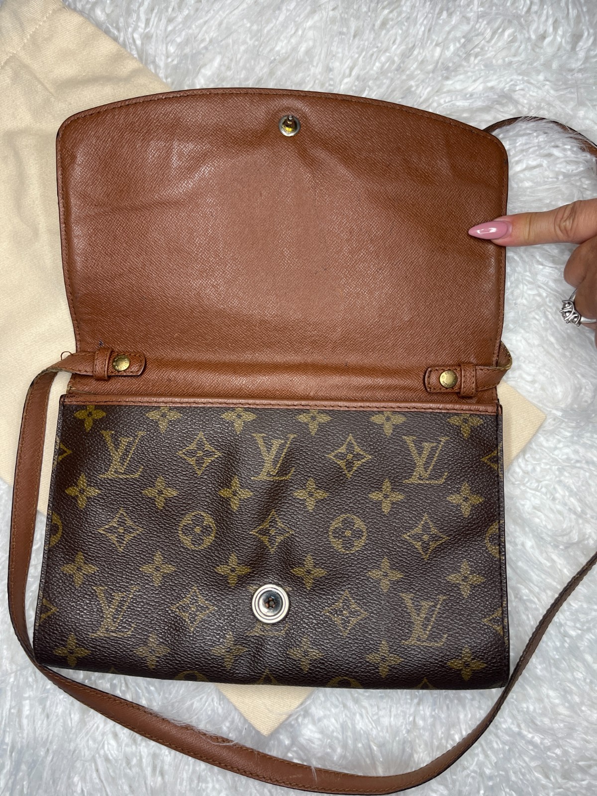 Louis Vuitton Monogram Bordeaux 2Way Bag Shoulder Bag