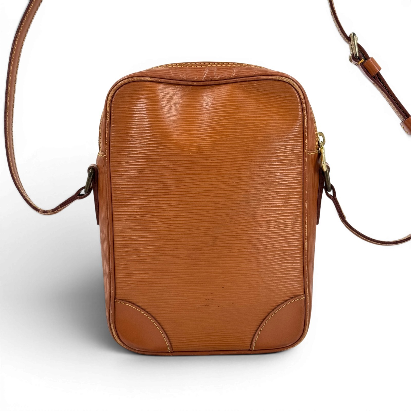 LOUIS VUITTON Danube PM Epi Leather Zipang Gold Shoulder Bag M52528