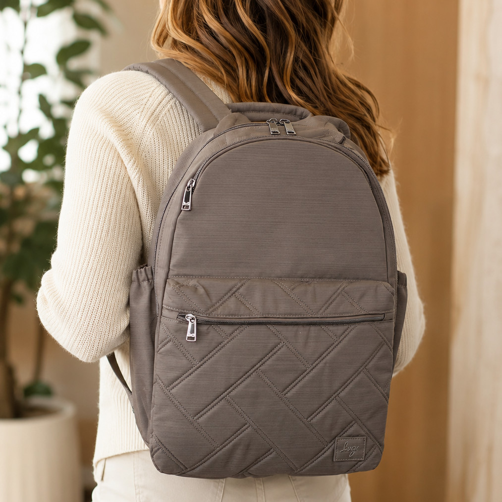 ❤️ Lug Summit 2 Brushed Walnut XL Backpack Campus Travel