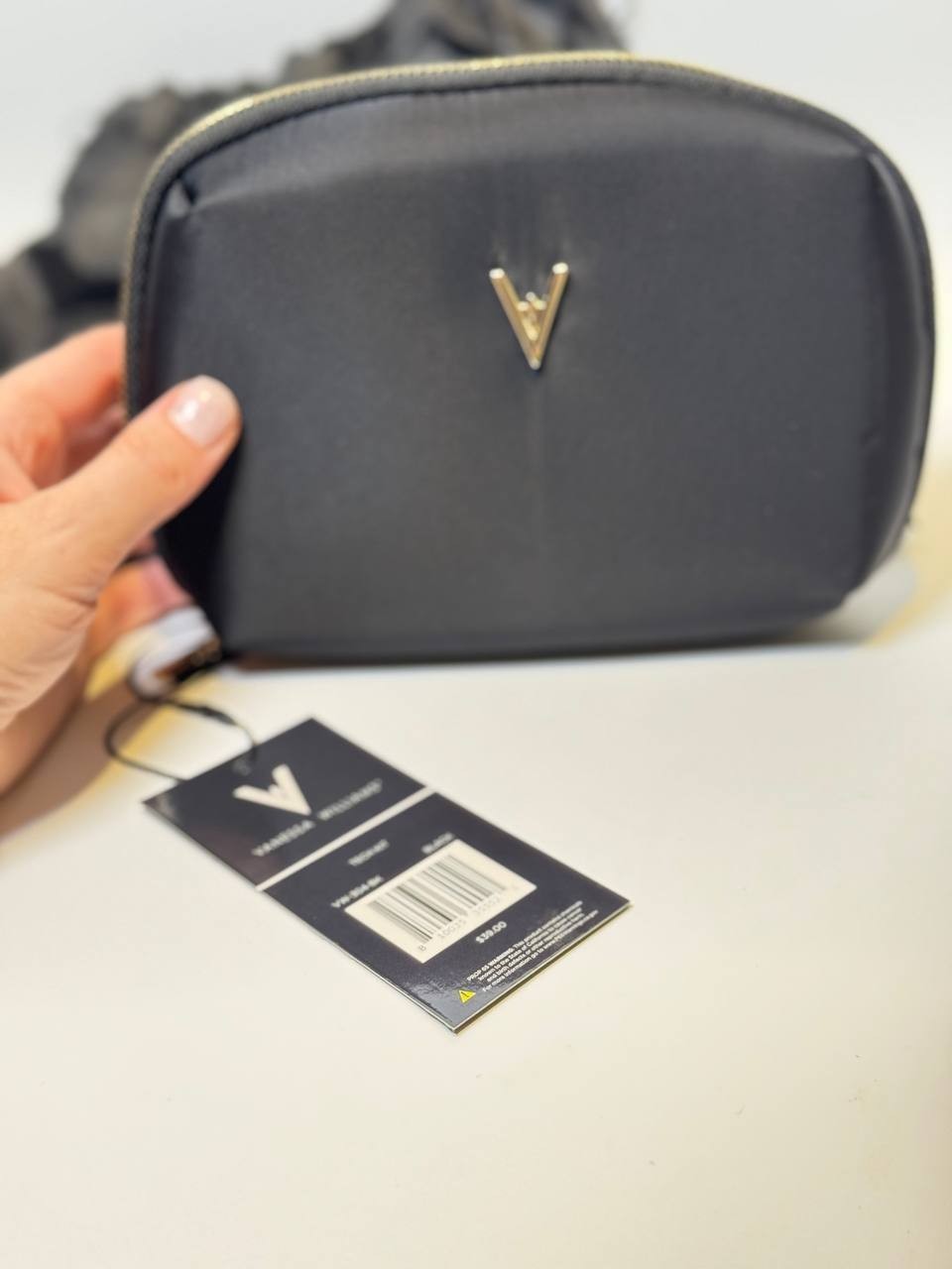 Vanessa Williams Tech Kit Bag – Black – New With Tag + Dust Cover – Cosmetic Bag