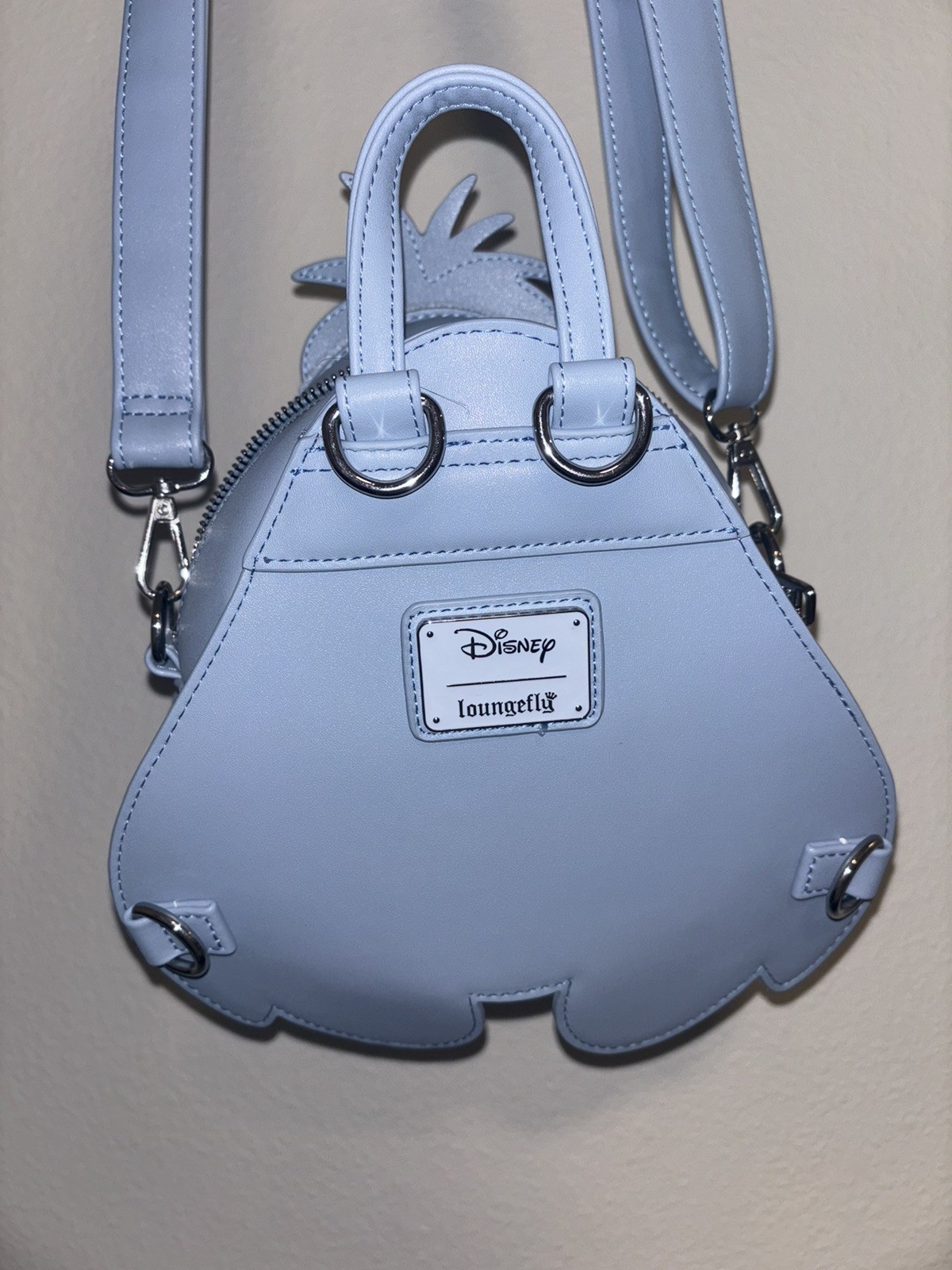 Loungefly Disney Winnie The Pooh Eeyore Tonal Corduroy Convertible Mini Backpack