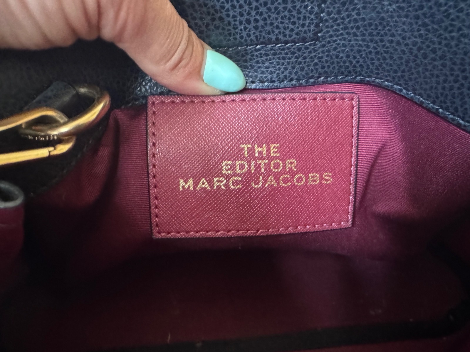 Marc Jacobs leather handbag – The Editor 29’ Black