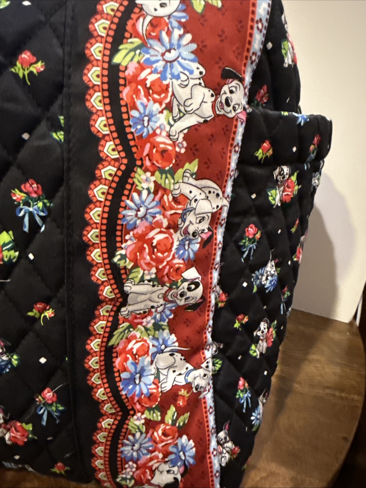 NWT VERA BRADLEY Large Duffel Bag Carry On Disney 101 Dalmatians Dogs $145