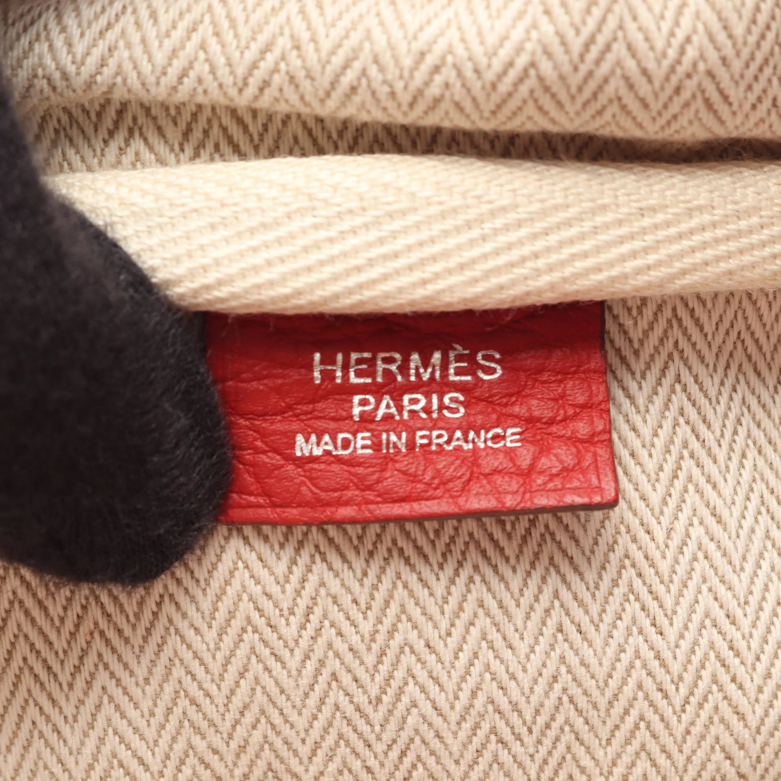 Hermes 35 2 Handbag Brown Leather Square P #RCB14252