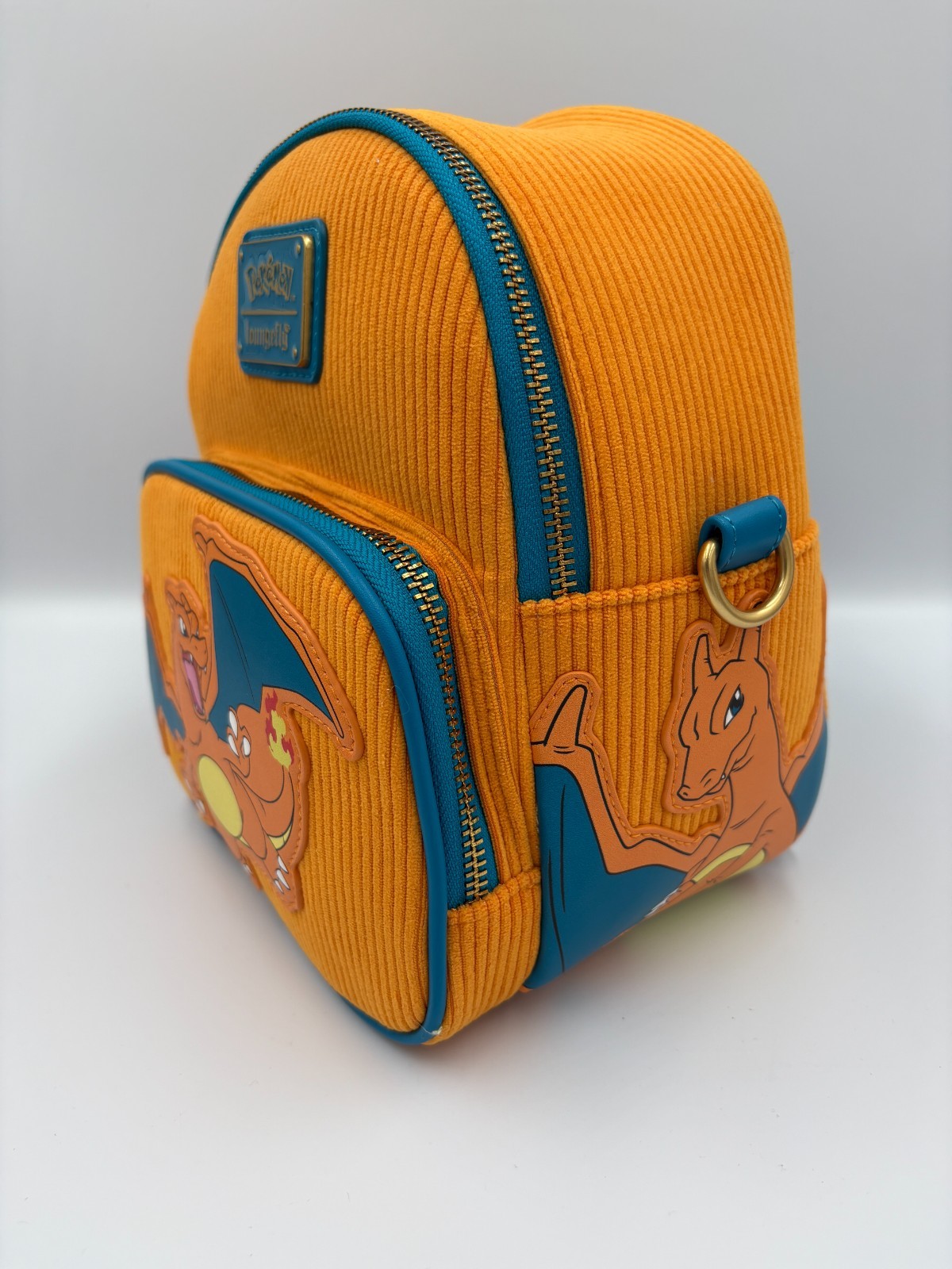 NEW Loungefly Pokemon Charizard Corduroy LIMITED EDITION Mini Backpack