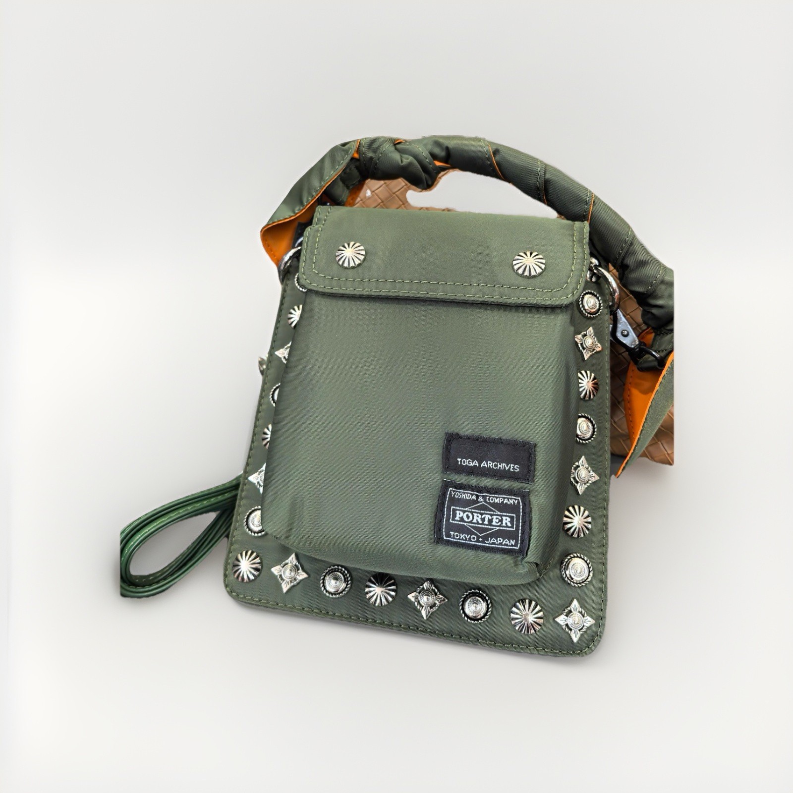 Head Porter Yoshida 24Ss Toga Archives Shoulder Pouch Green Bag Made In Japan