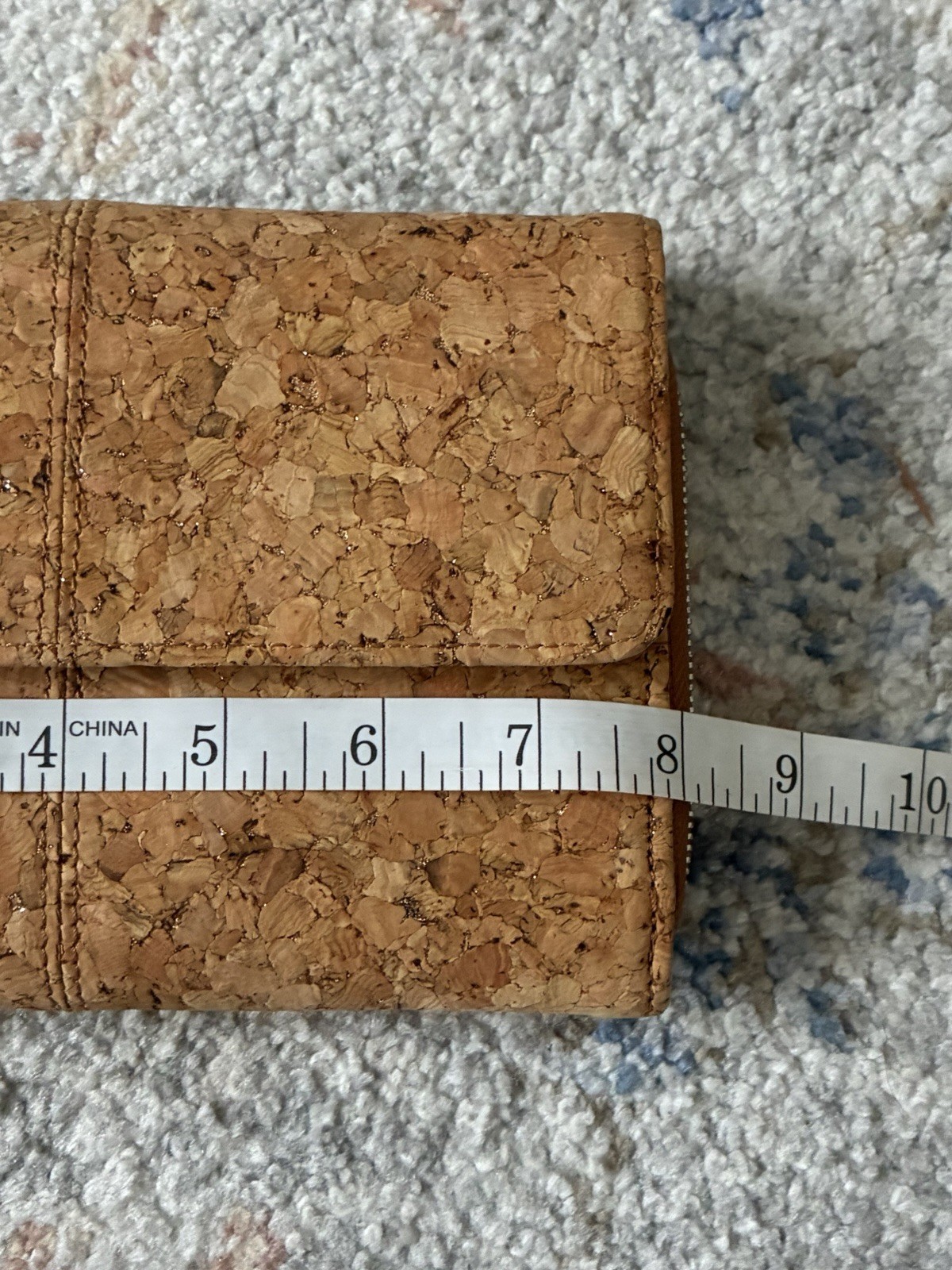 Jewell Thirty-One Cork Crossbody Clutch Purse Boho Echo Friendly Sustainable