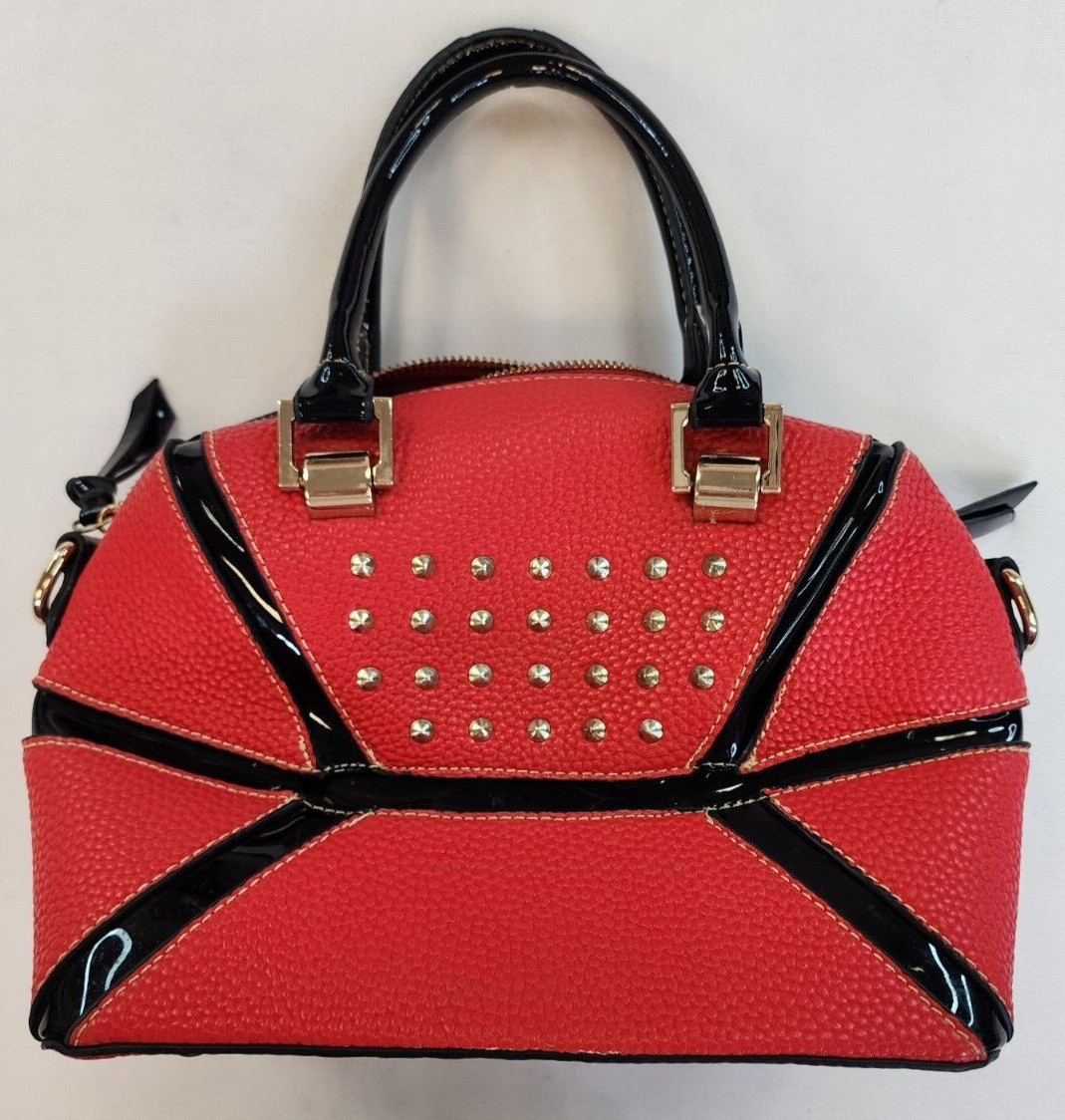 Mellow World Hangbag Basket Ball Red Orange Handbag Structured See Photos