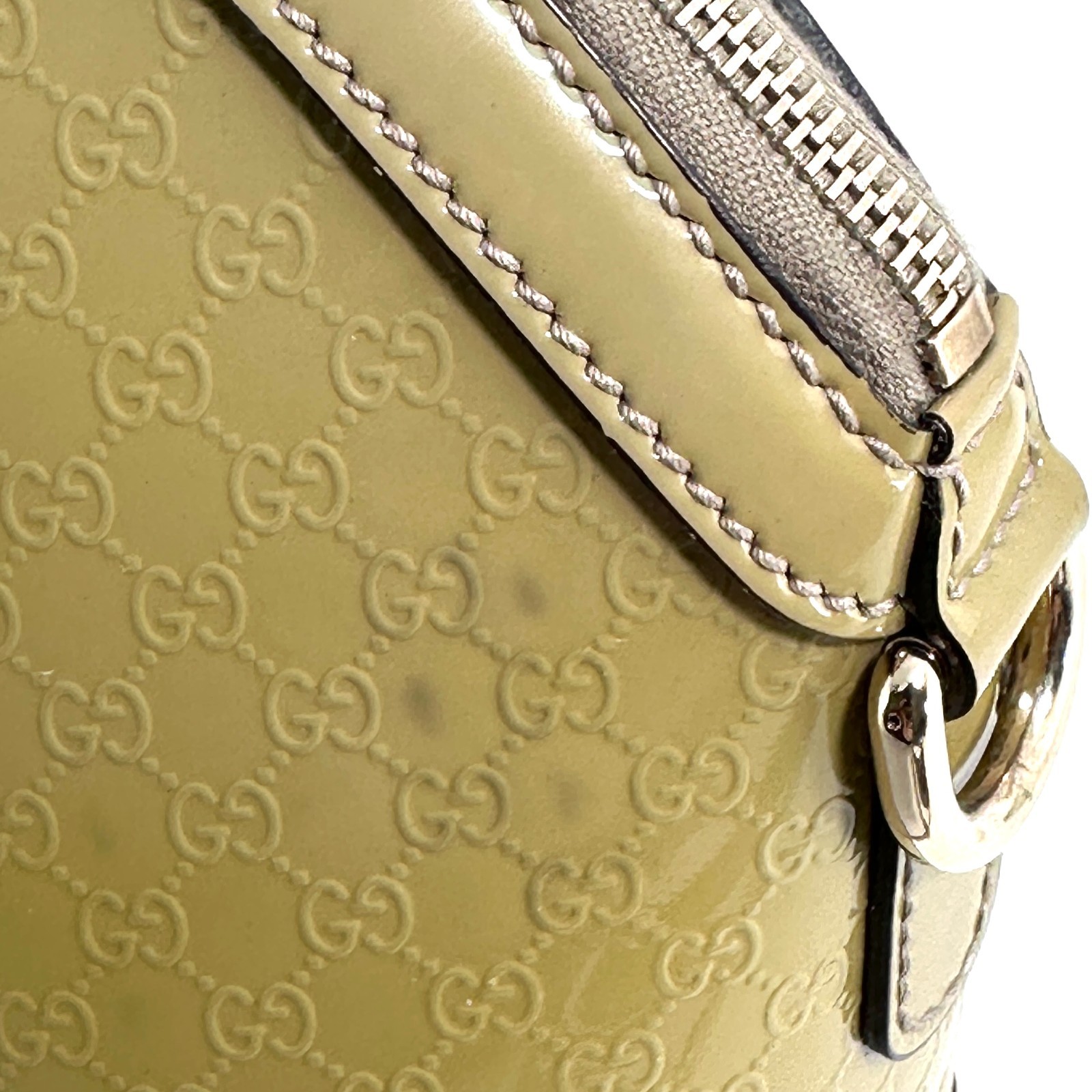 GUCCI Patent Leather 2 Way Handbag